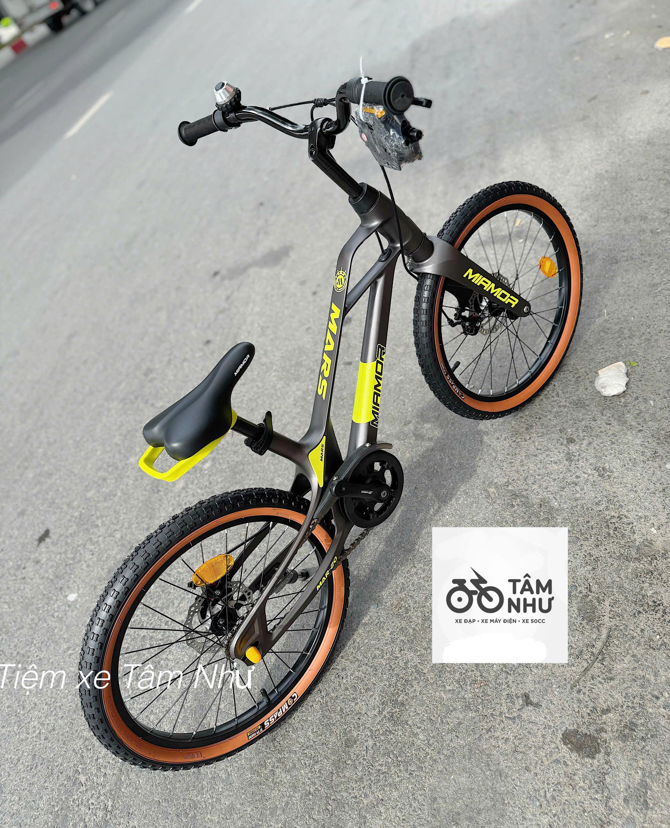 XE ĐẠP TRẺ EM MIAMOR MARS 20 INCH  - Ghi