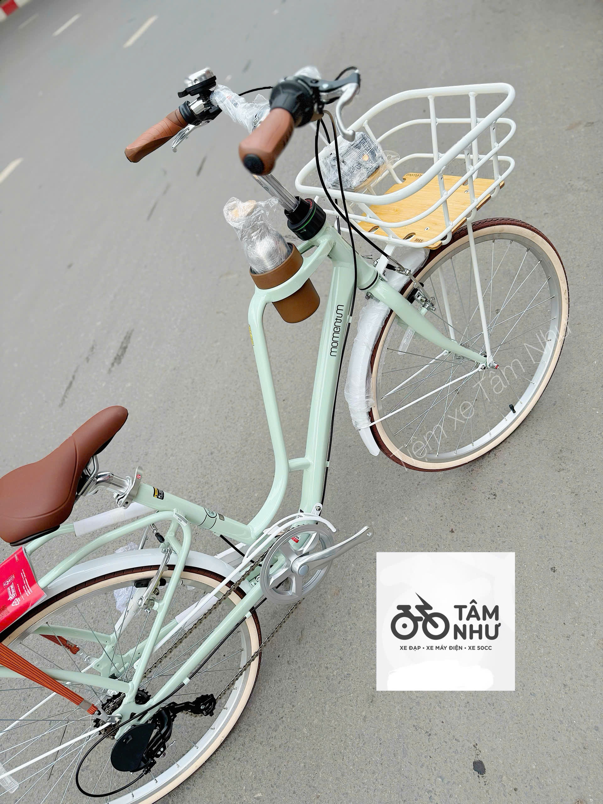 Xe Đạp Thời Trang Giant momentum ineed latte 2025-  Xanh lá