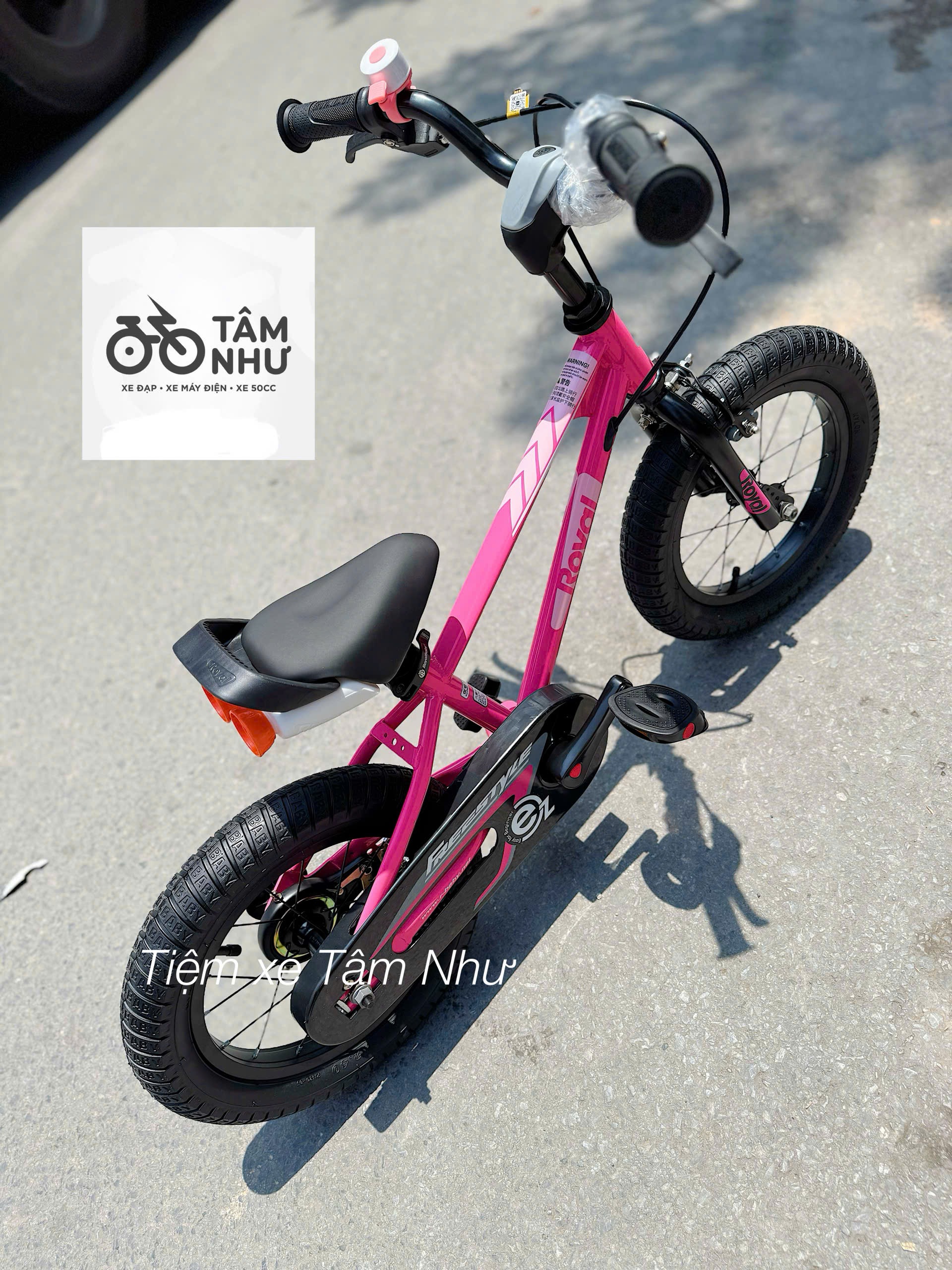 XE ĐẠP TRẺ EM ROYALBABY FREESTYLE EZ - Hồng 16 INCH
