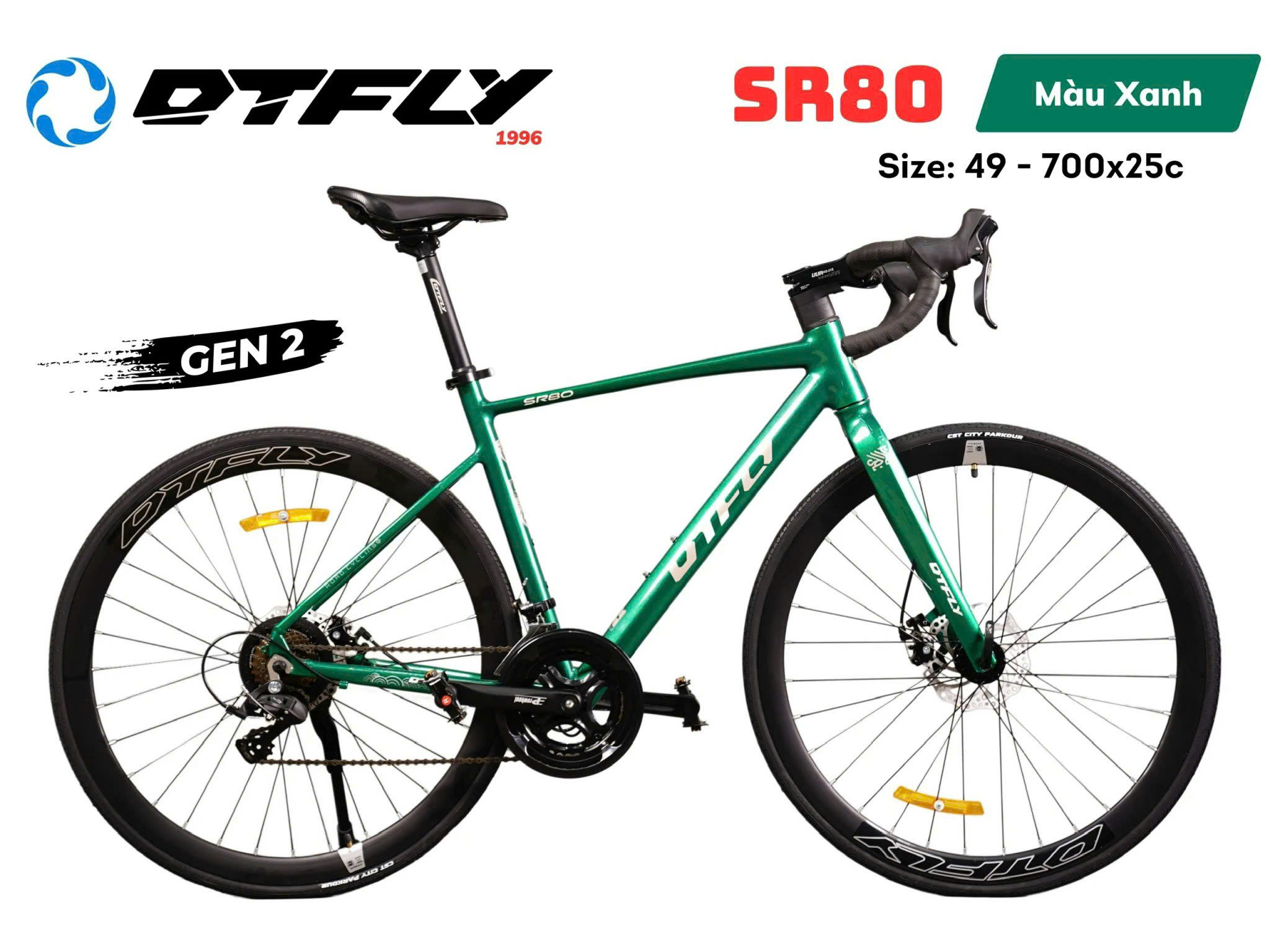 Xe Đạp Đua Road DTFLY SR80 Khung Nhôm