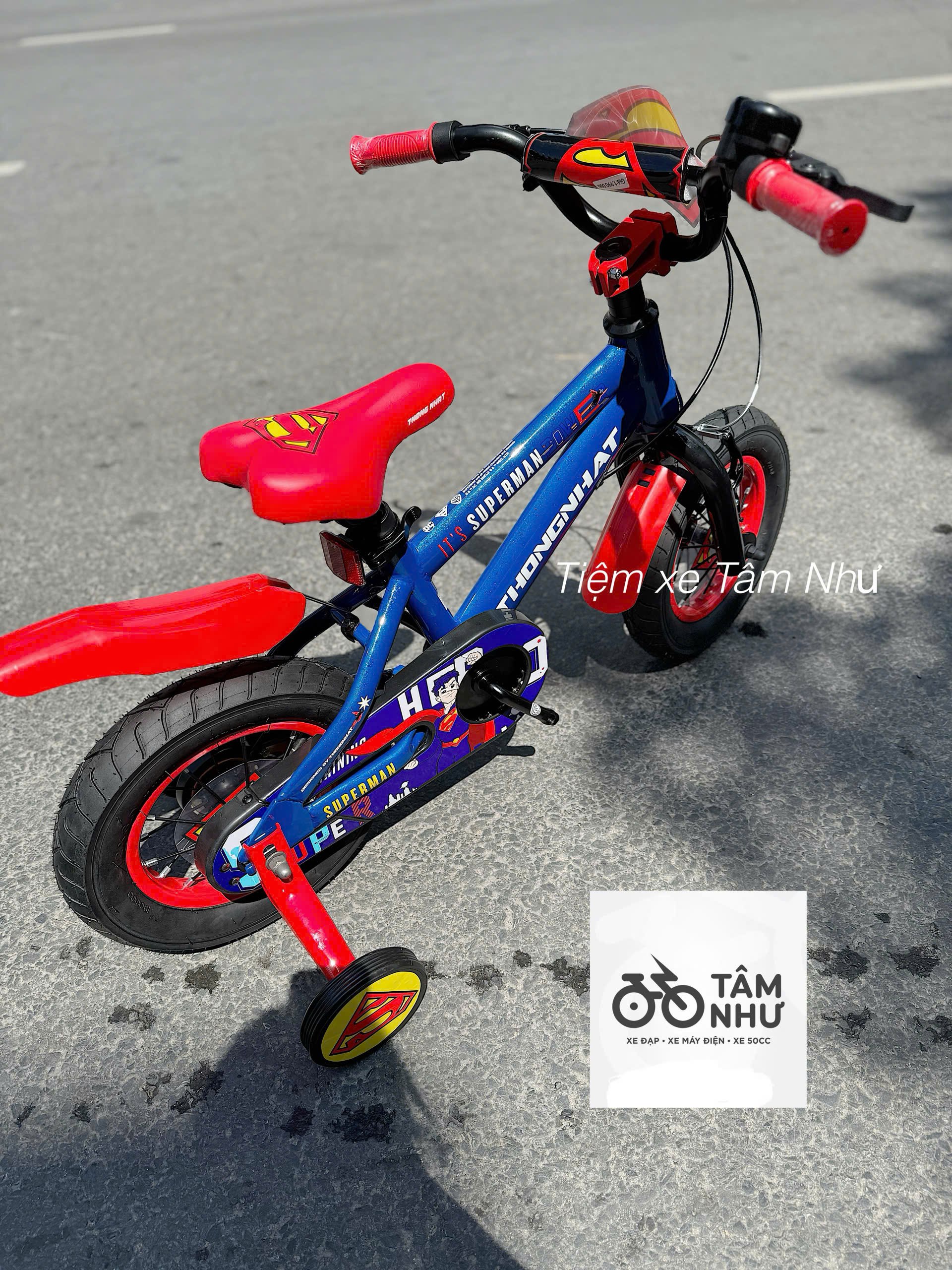 Xe đạp Trẻ em Thống Nhất Superman - 12 inch