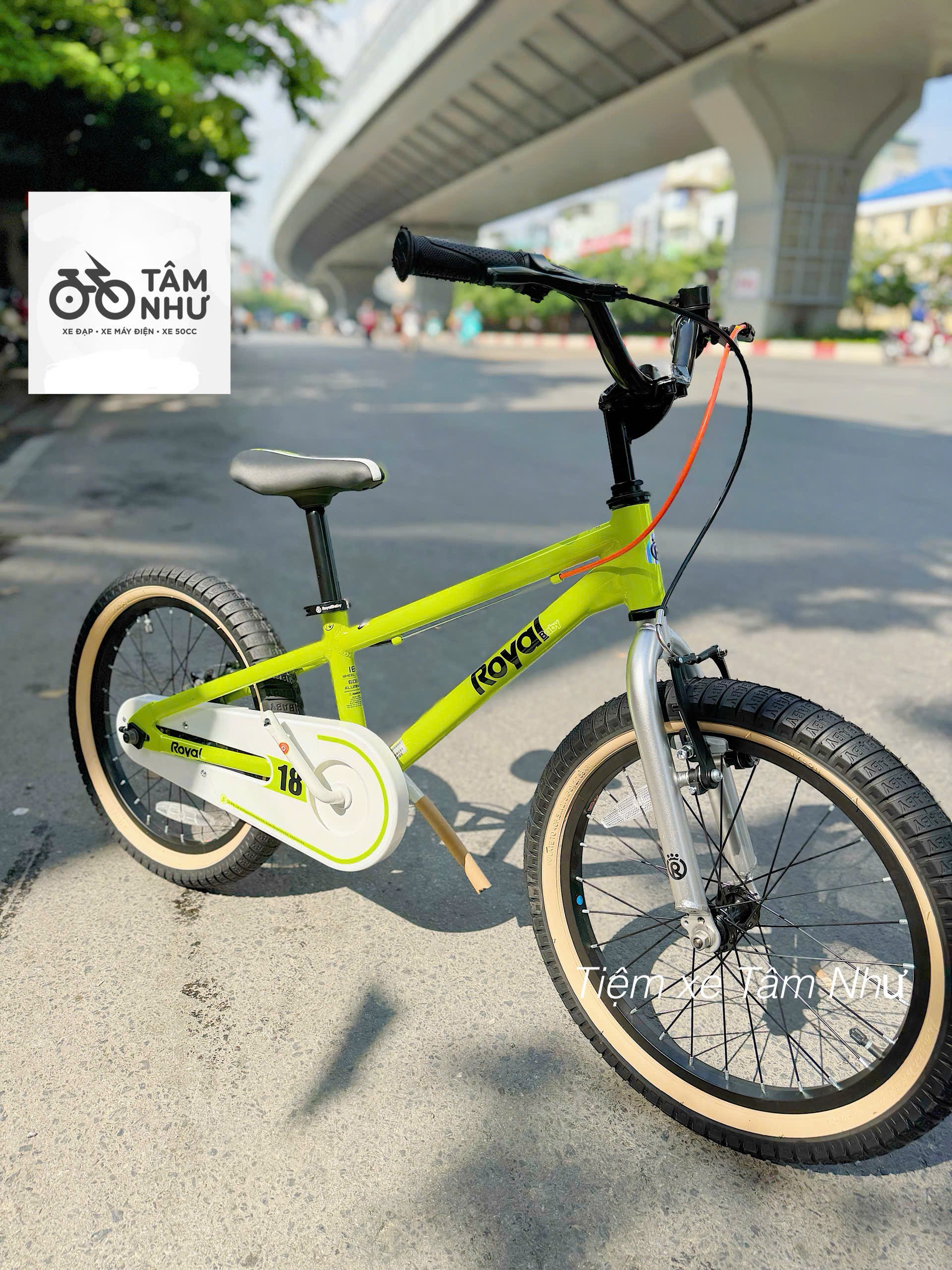 Xe đạp trẻ em Royalbaby Climber 18 inch - Cam