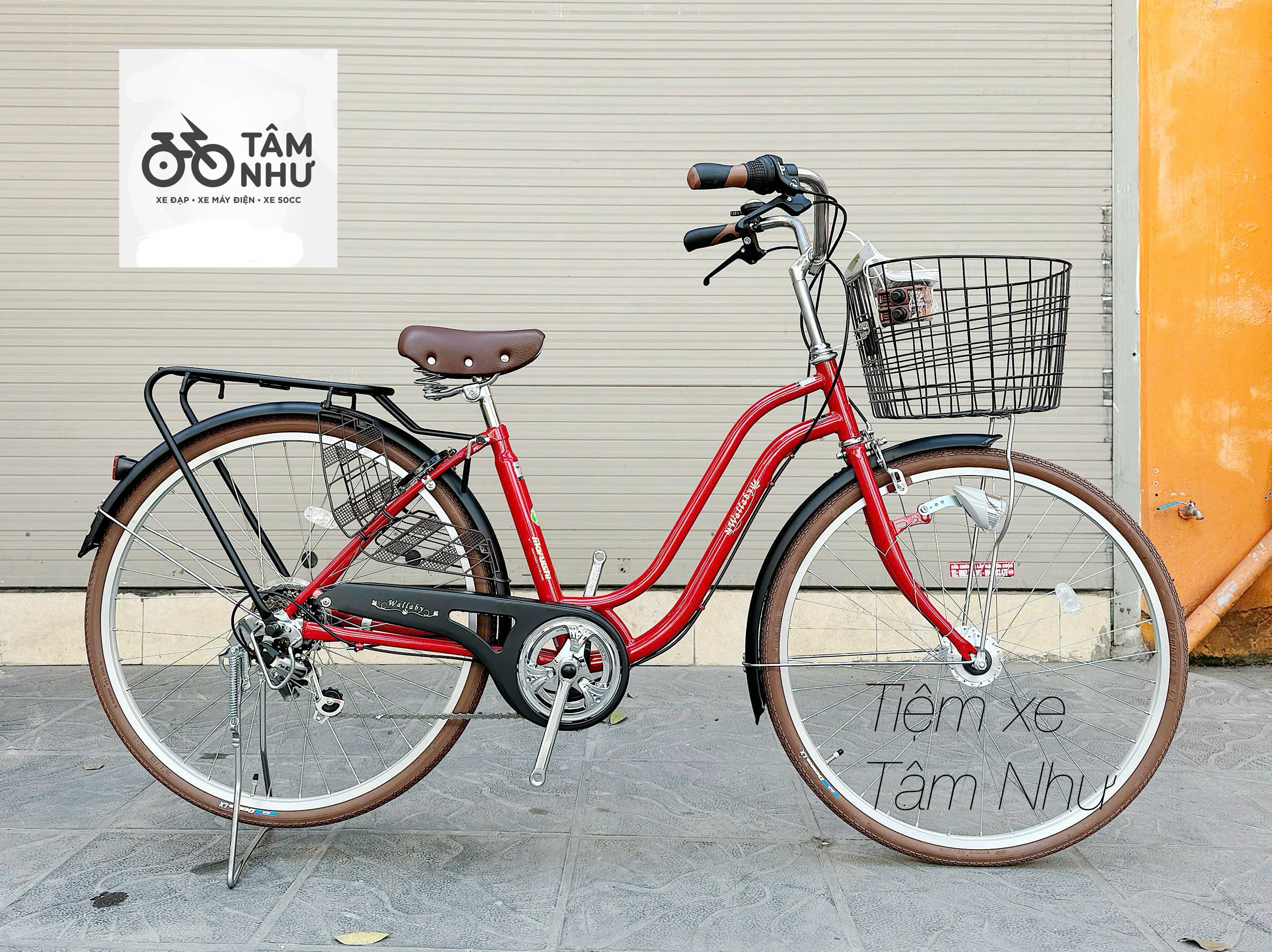 Xe Đạp Mini Nhật - WALLABY WAT 2673 - Đỏ Đen