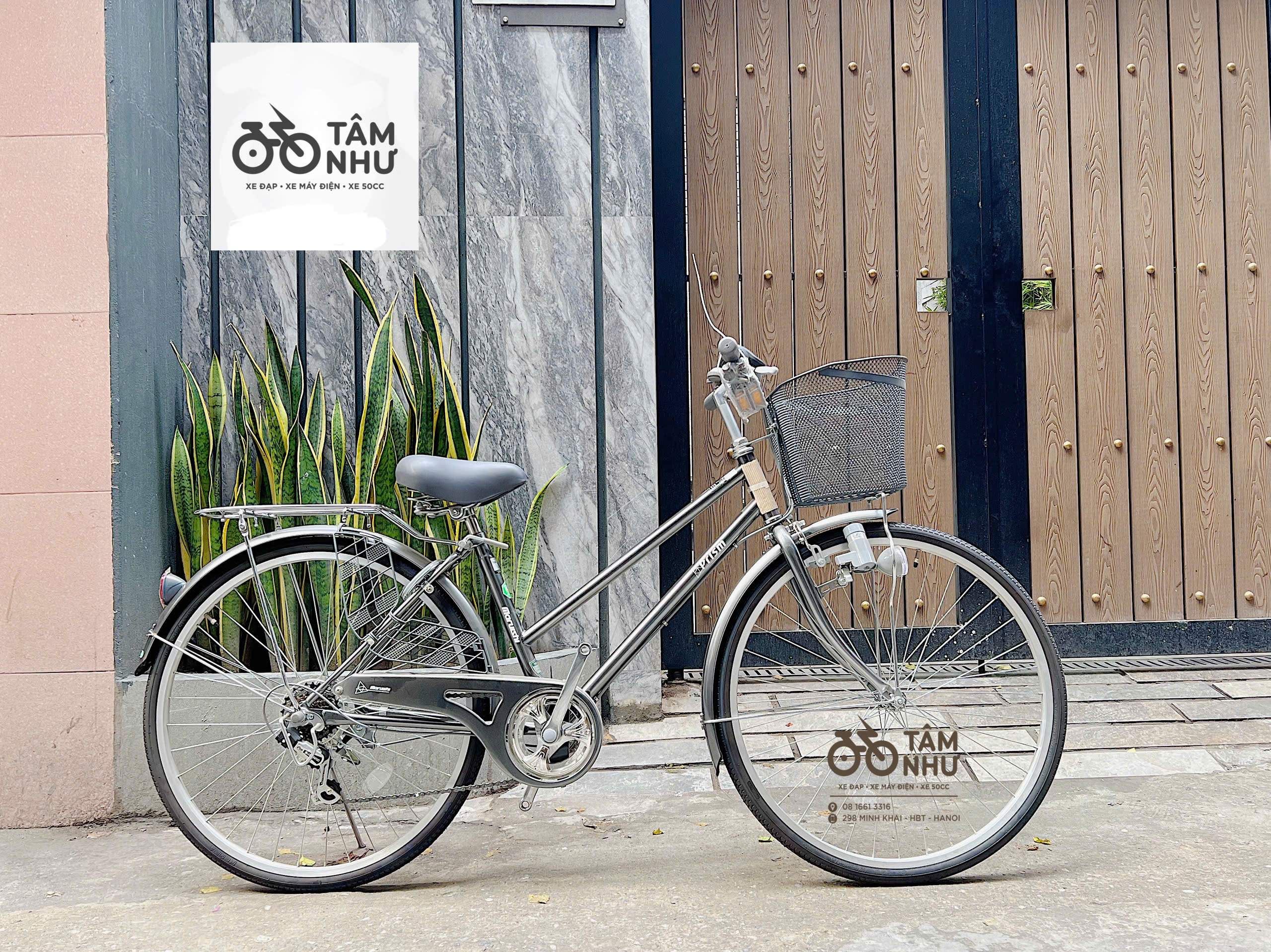 Xe đạp cào cào Nhật PRT 2671 - Bạc