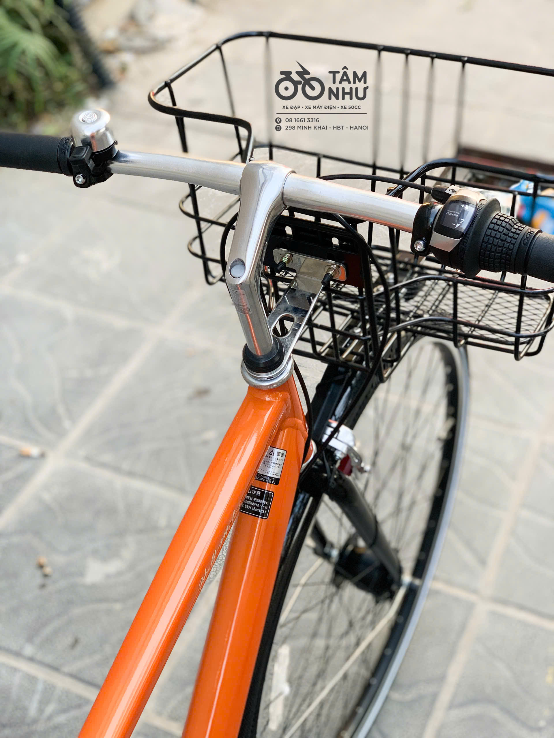 Xe đạp thể thao Nhật Maruishi Half Miler - Xanh