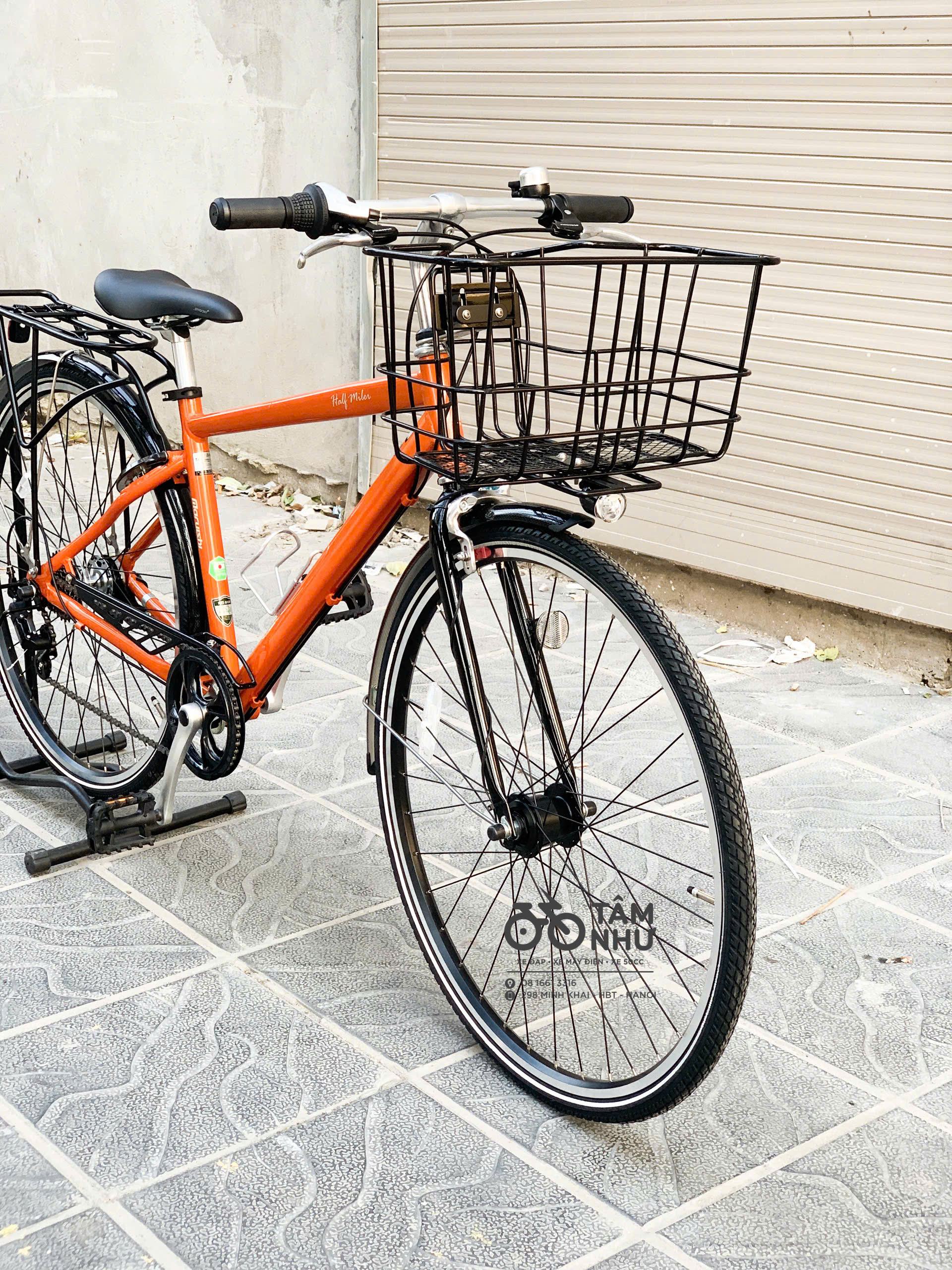 Xe đạp thể thao Nhật Maruishi Half Miler - Bạc