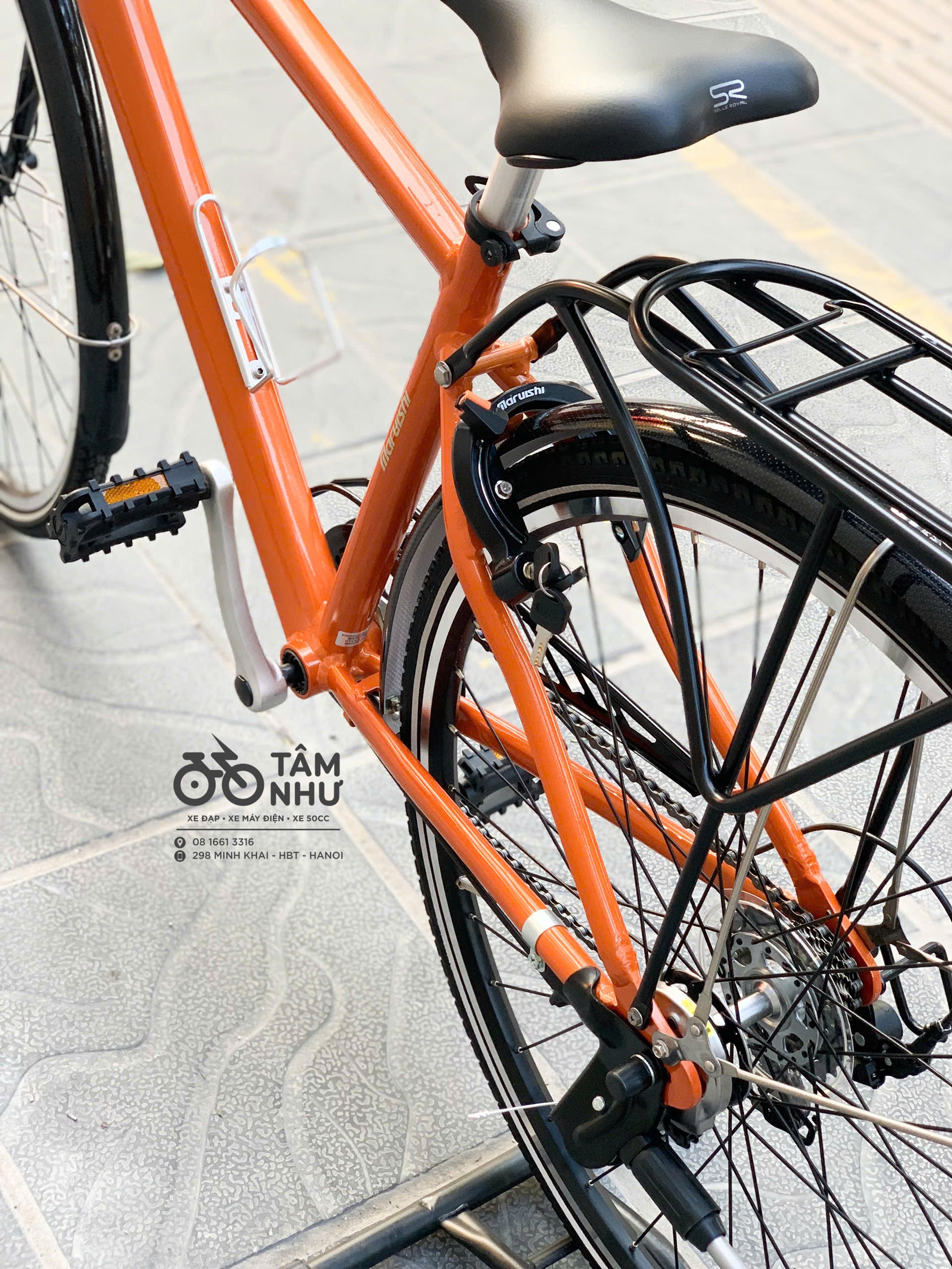 Xe đạp thể thao Nhật Maruishi Half Miler- Cam