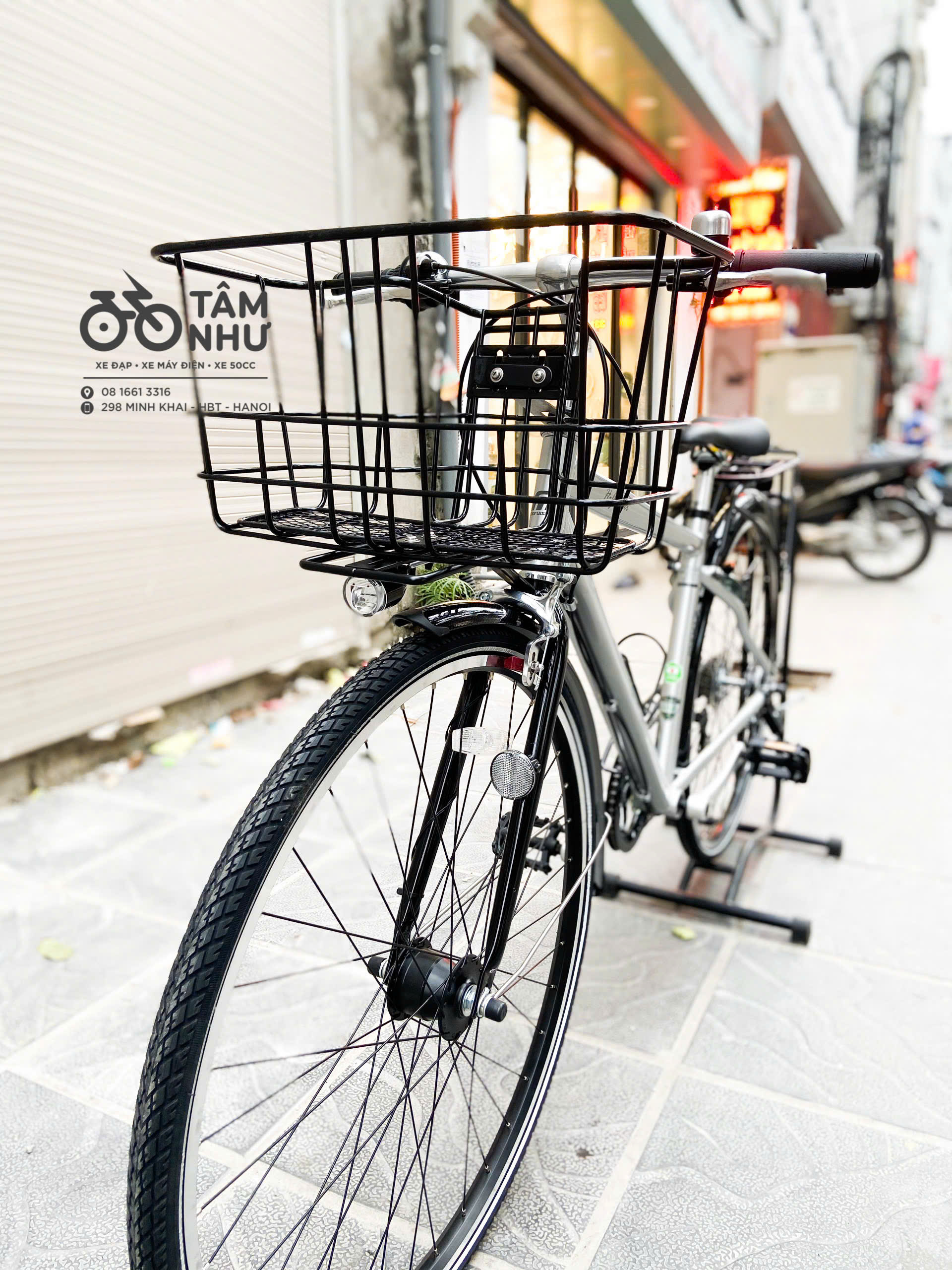 Xe đạp thể thao Nhật Maruishi Half Miler - Xanh