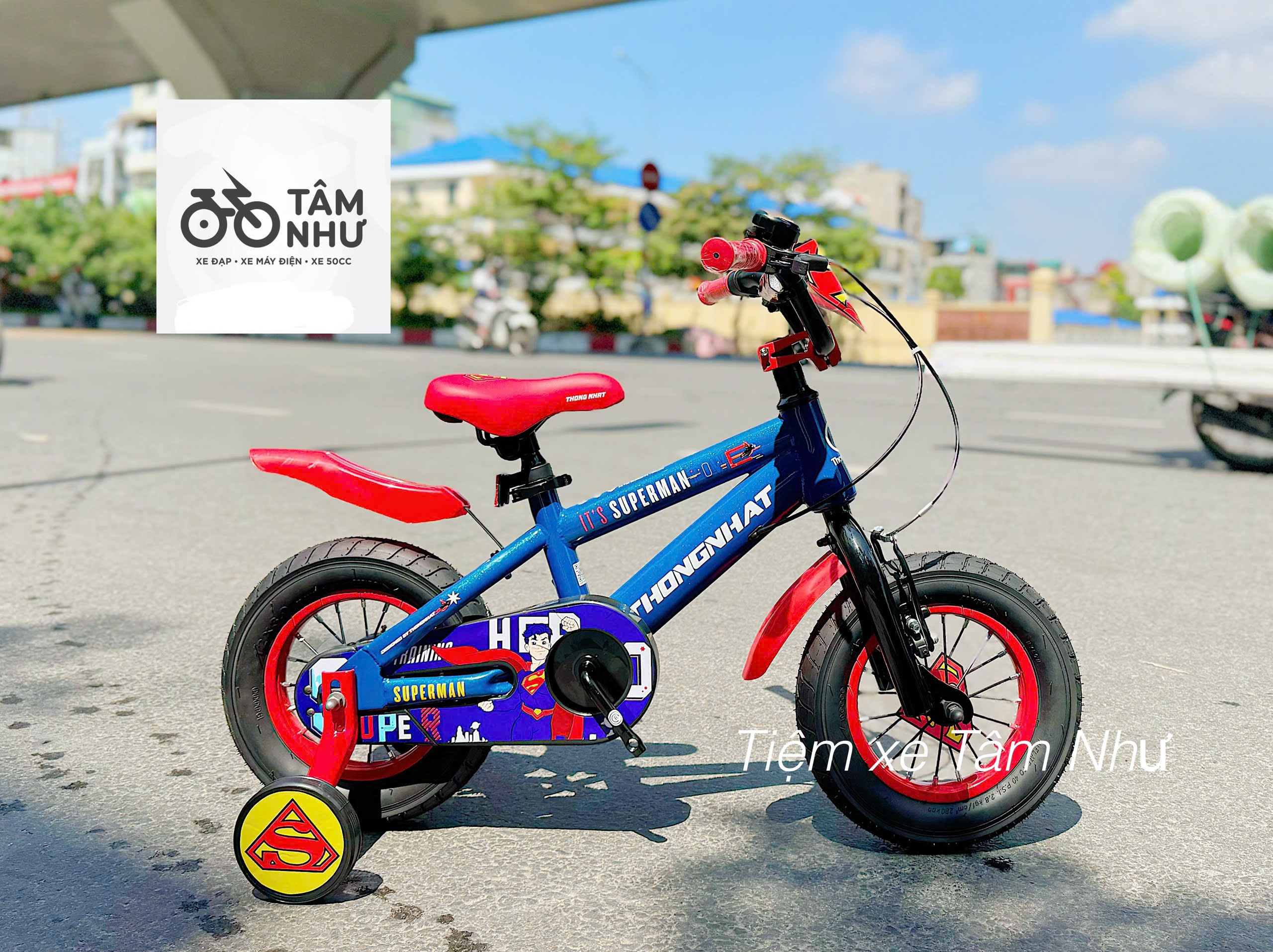 Xe đạp Trẻ em Thống Nhất Superman - 16 inch