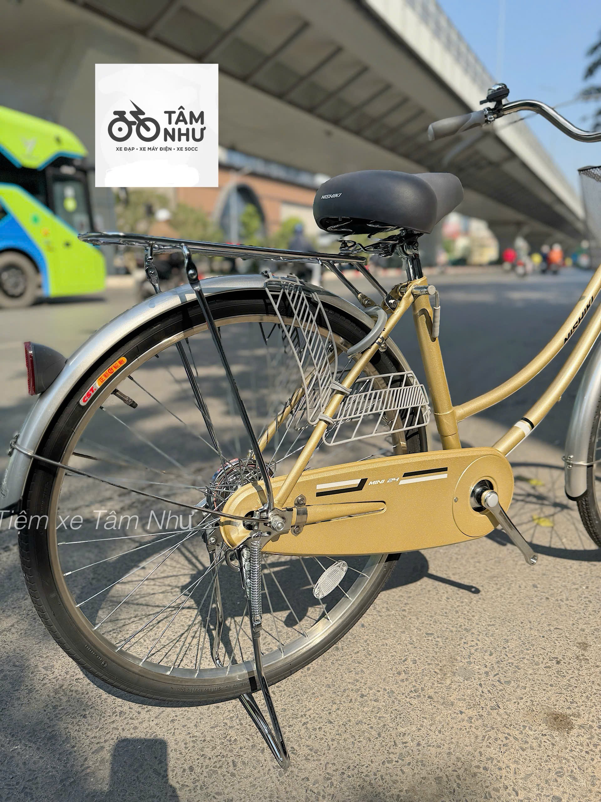 Xe Đạp Mini Nhật Nishiki Mini 24" - Vàng