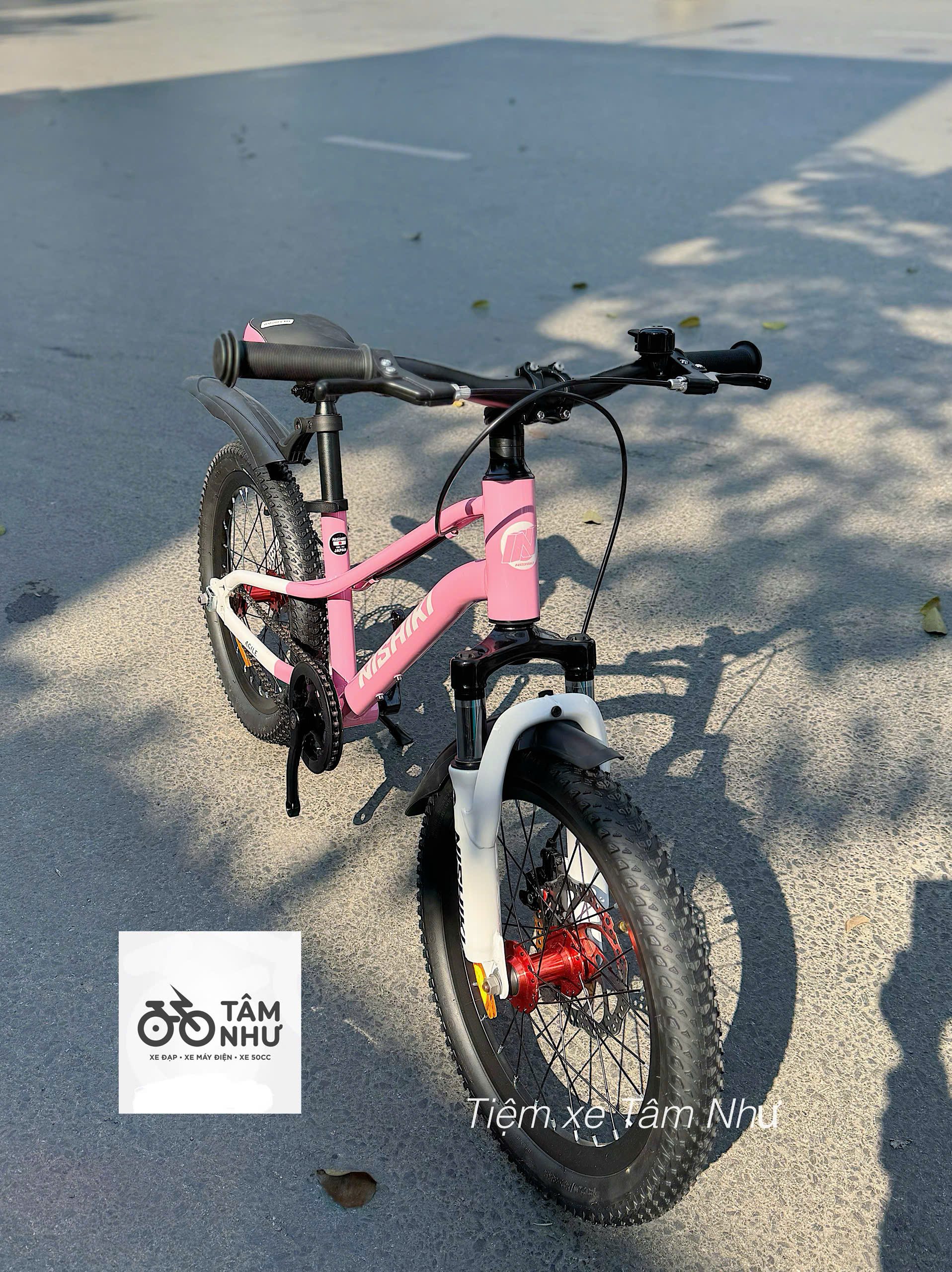 Xe đạp trẻ em NISHIKI AGILE 18" - Trắng