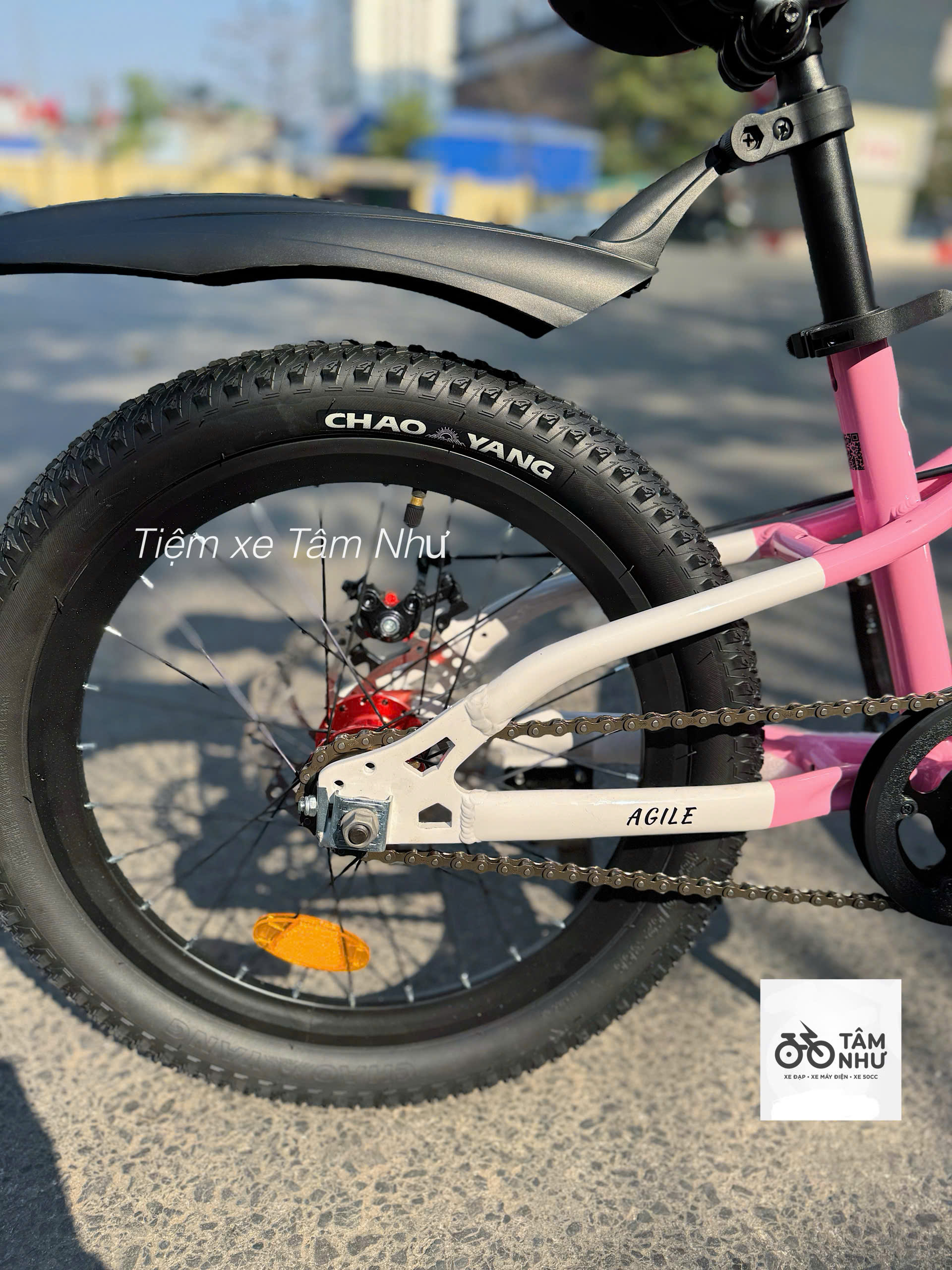 Xe đạp trẻ em NISHIKI AGILE 18" - Hồng