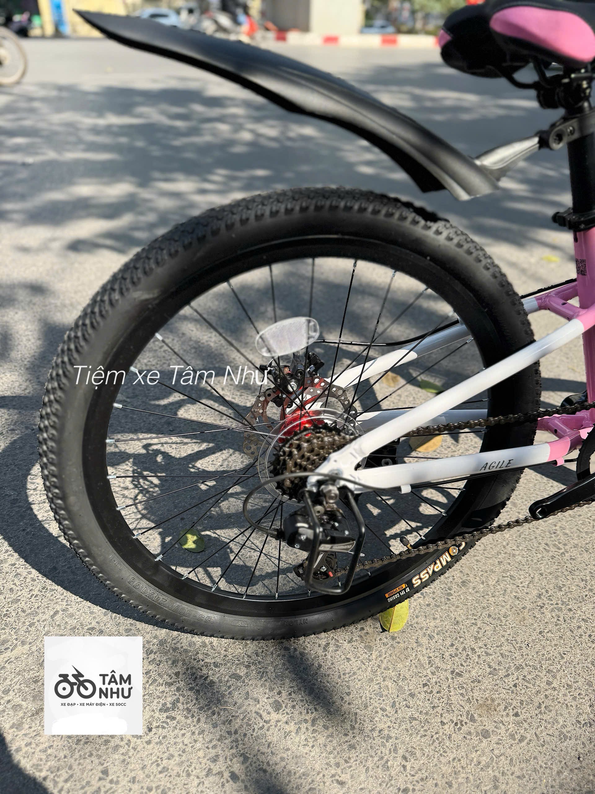 Xe đạp trẻ em Nhật Bản NISHIKI AGILE 24" - Hồng