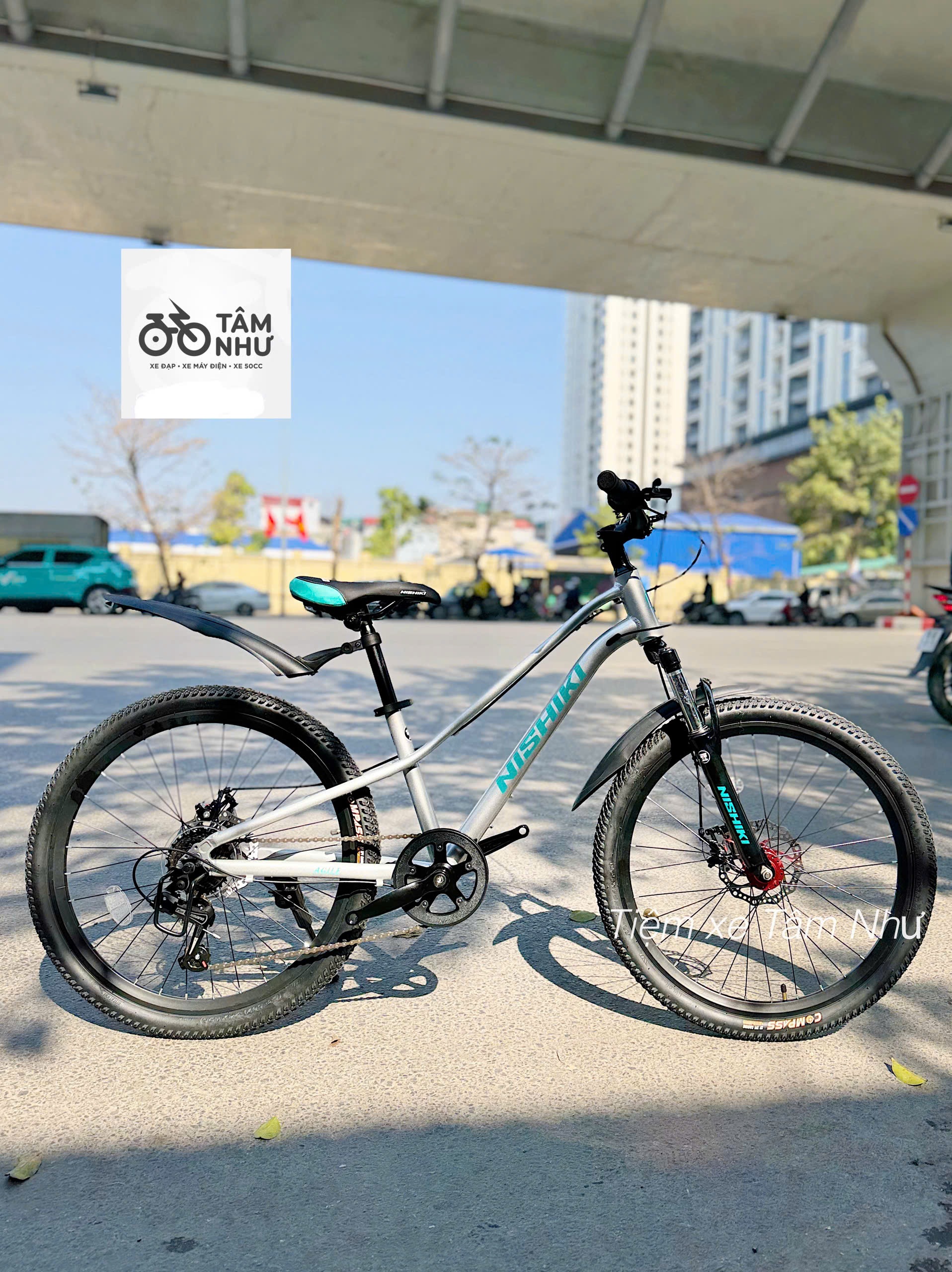 Xe đạp trẻ em Nhật Bản NISHIKI AGILE 24" - Ghi