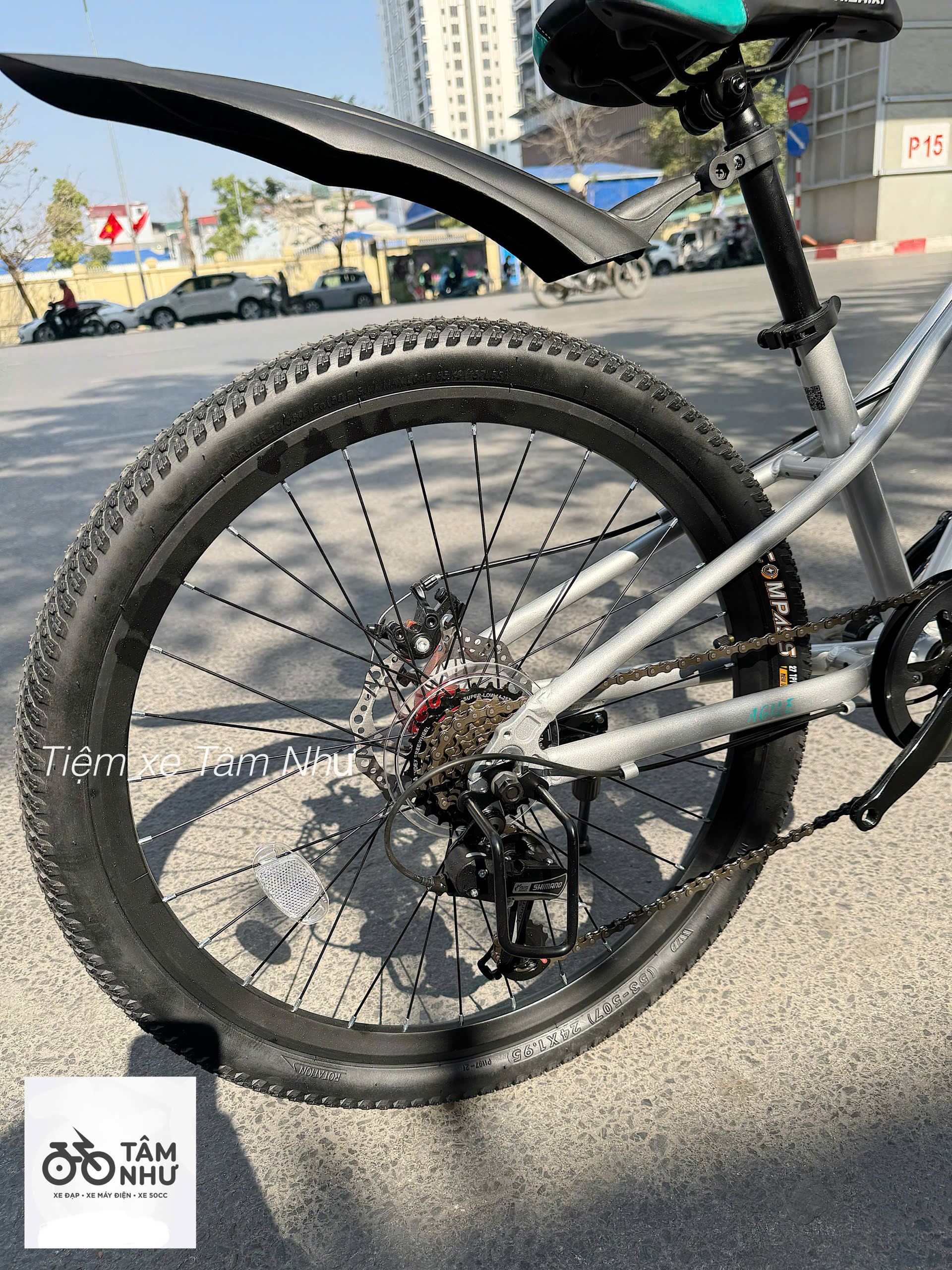 Xe đạp trẻ em Nhật Bản NISHIKI AGILE 24" - Ghi