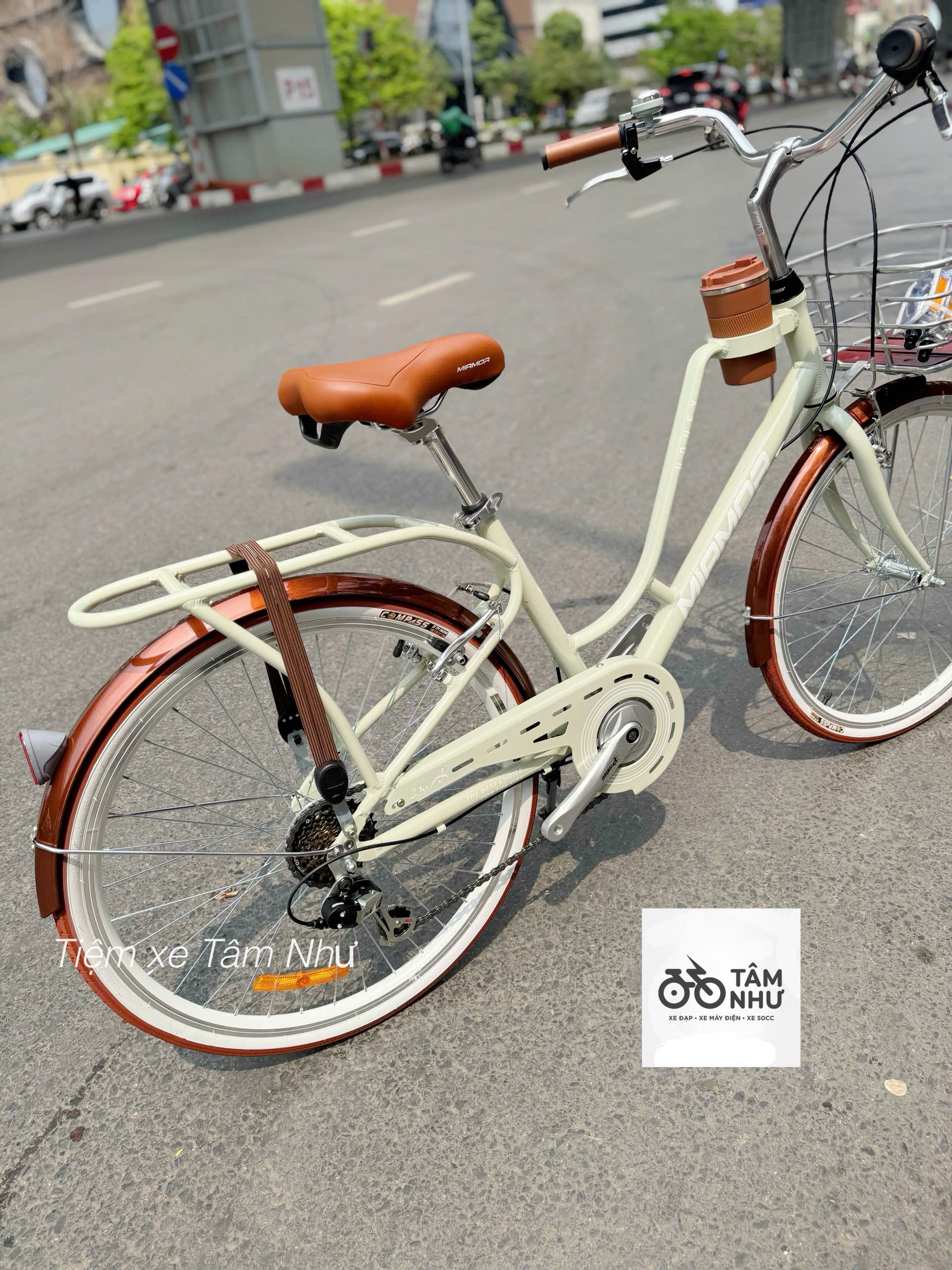 XE ĐẠP THỜI TRANG MIAMOR CITY HONEY 26in Milk Green