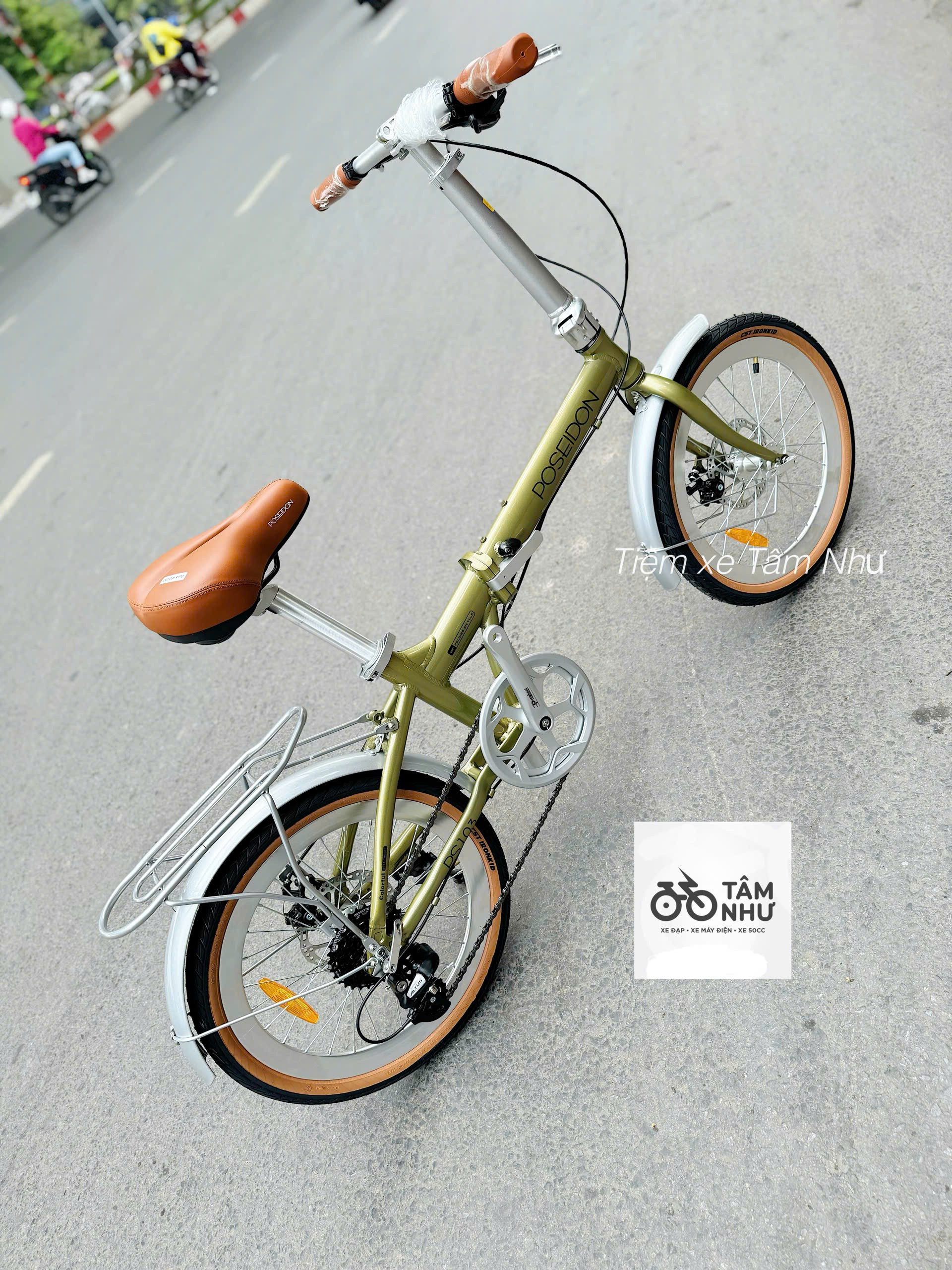 Xe Đạp Gấp Poseidon - PS103 - Xám