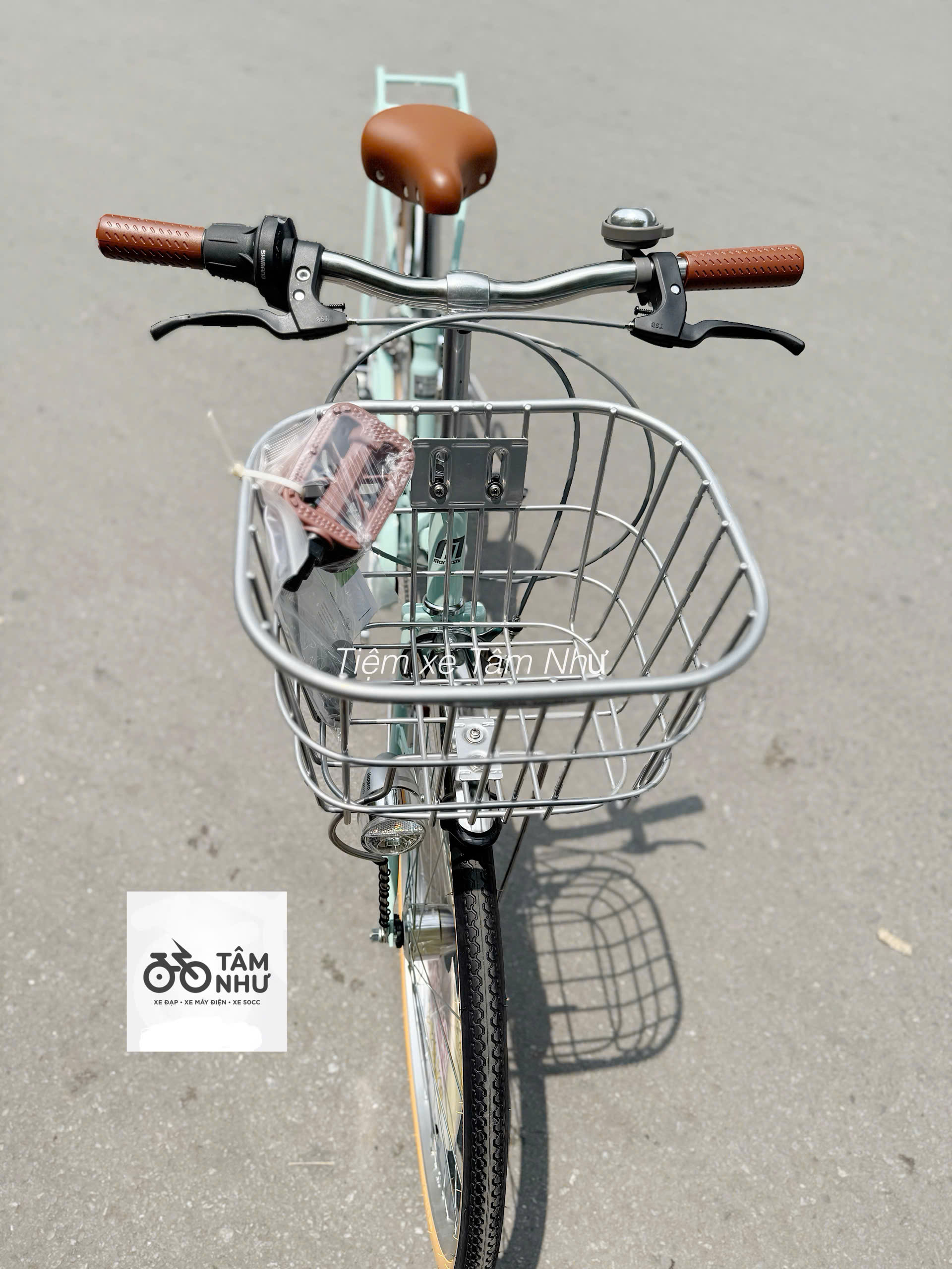Xe Đạp Cào Cào Maruishi FRESH TOWN - Trắng