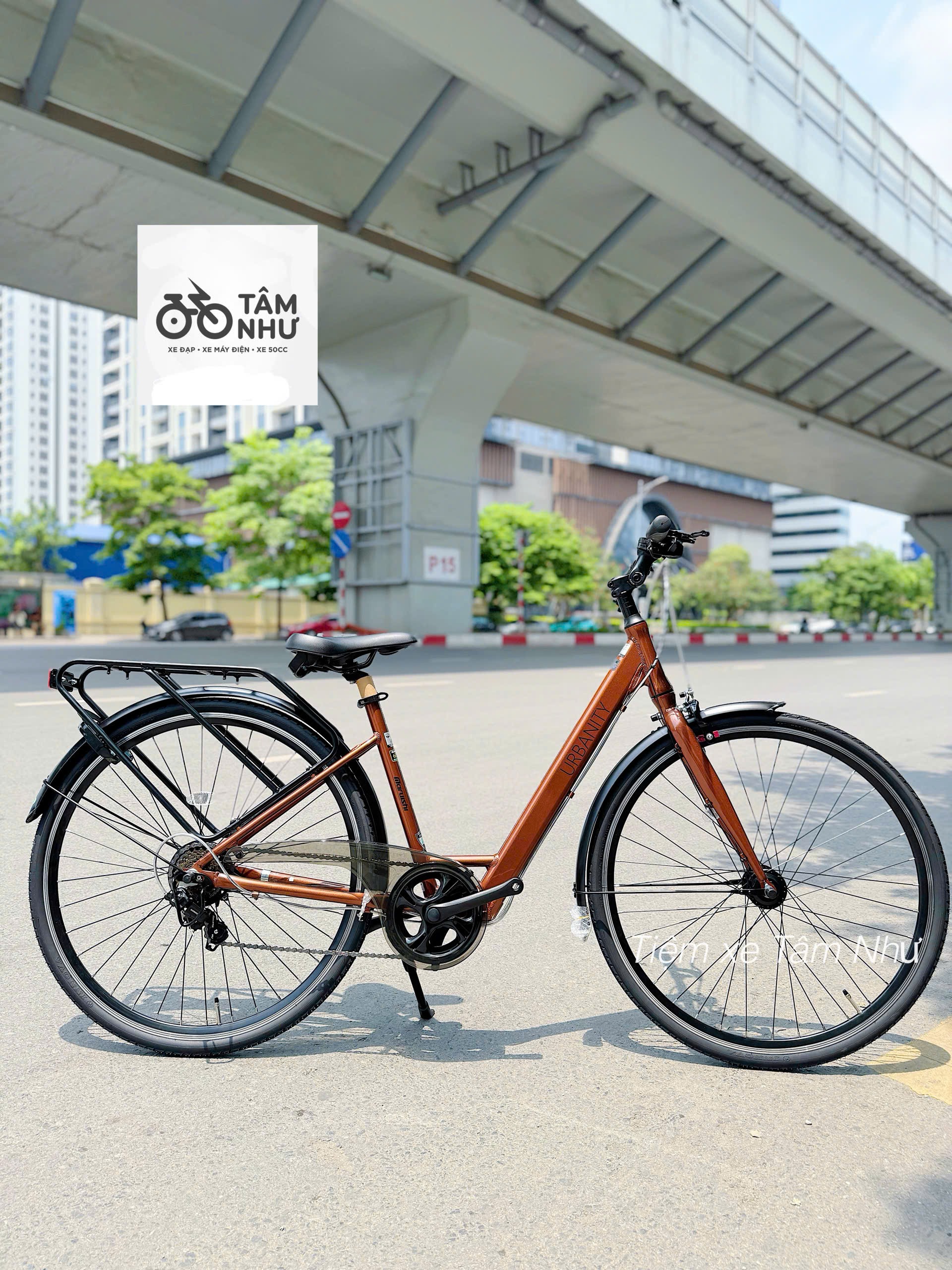 Xe Đạp Thể Thao Đường Phố Maruishi URBANTINY - Nâu