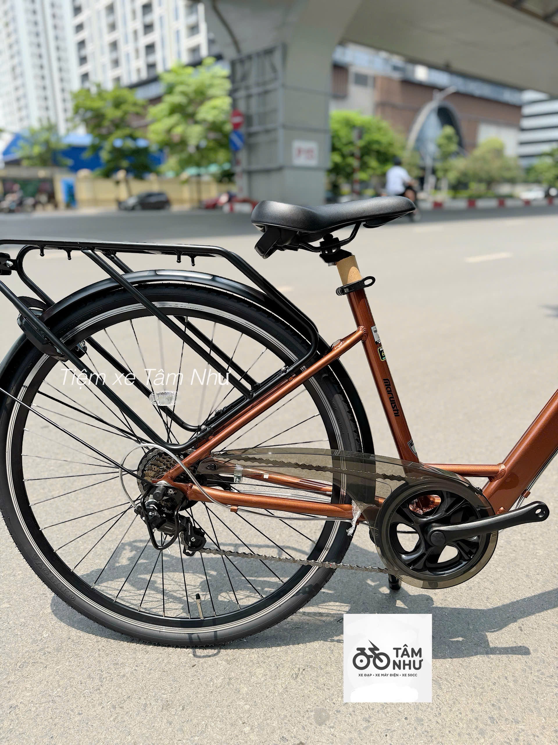 Xe Đạp Thể Thao Đường Phố Maruishi URBANTINY - Nâu
