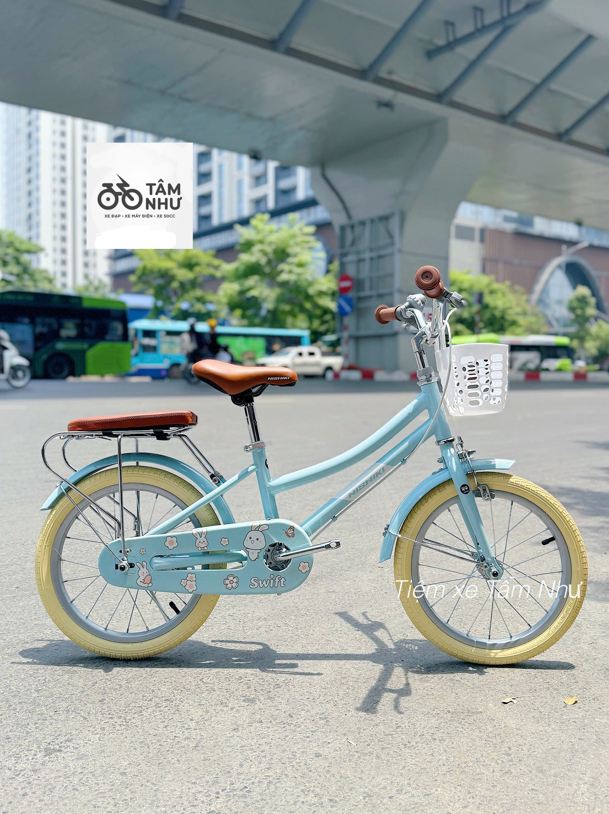 Xe Đạp Trẻ Em Nishiki SWIFT 16 inch - Xanh