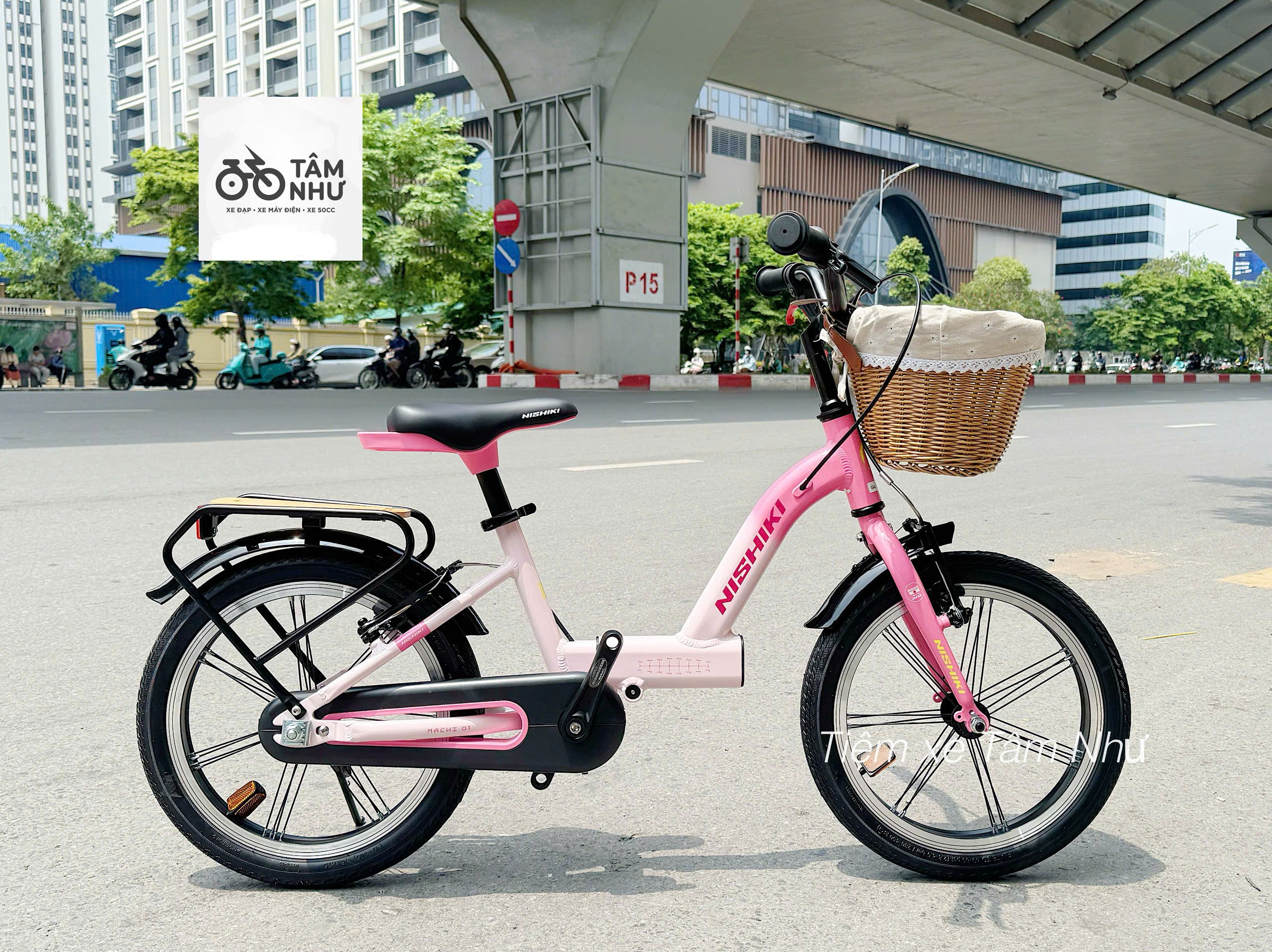 Xe Đạp Trẻ Em Nhật Bản Nishiki MACHI 01 - 16" - Hồng