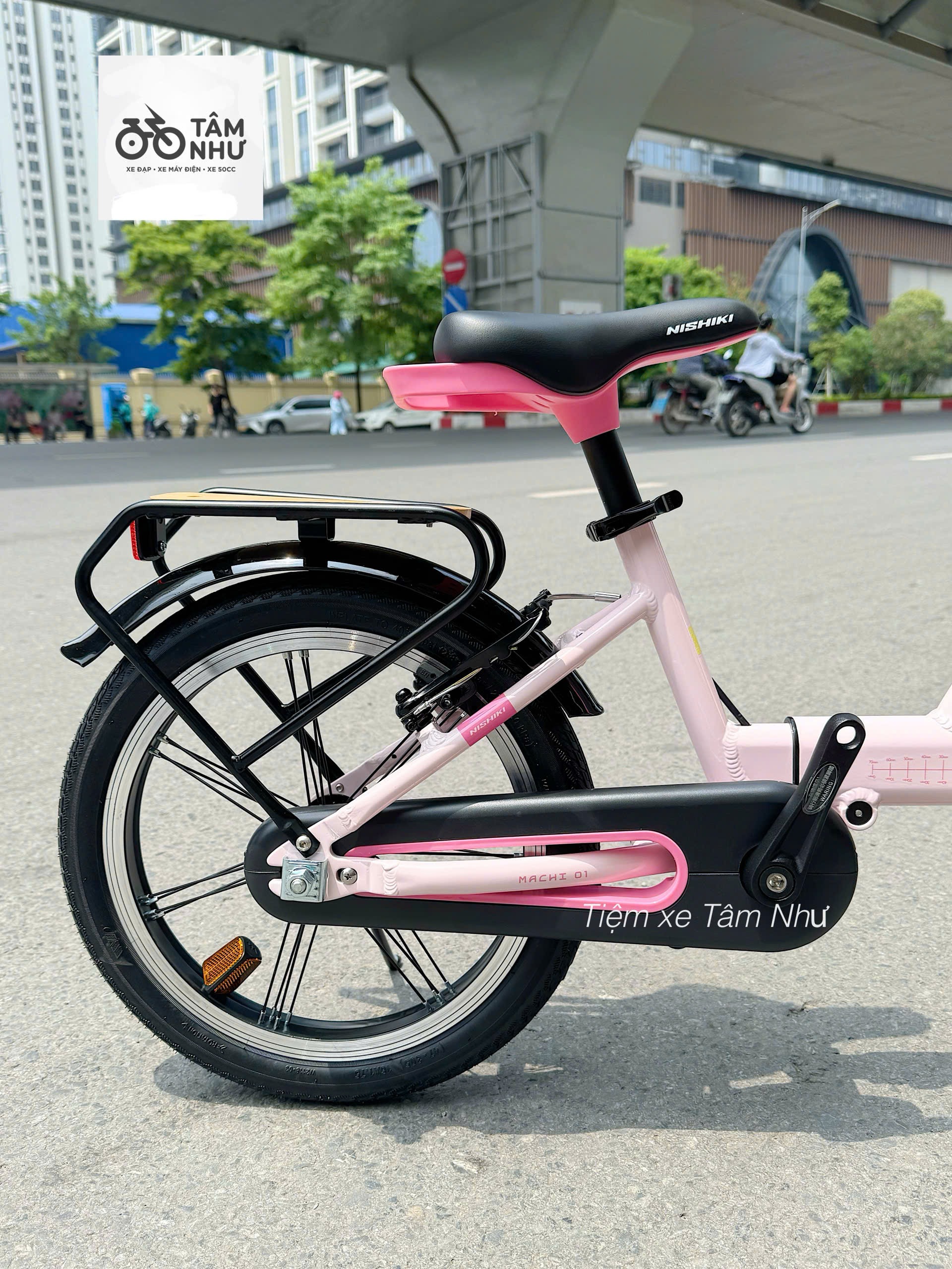 Xe Đạp Trẻ Em Nhật Bản Nishiki MACHI 01 - 16" - Hồng