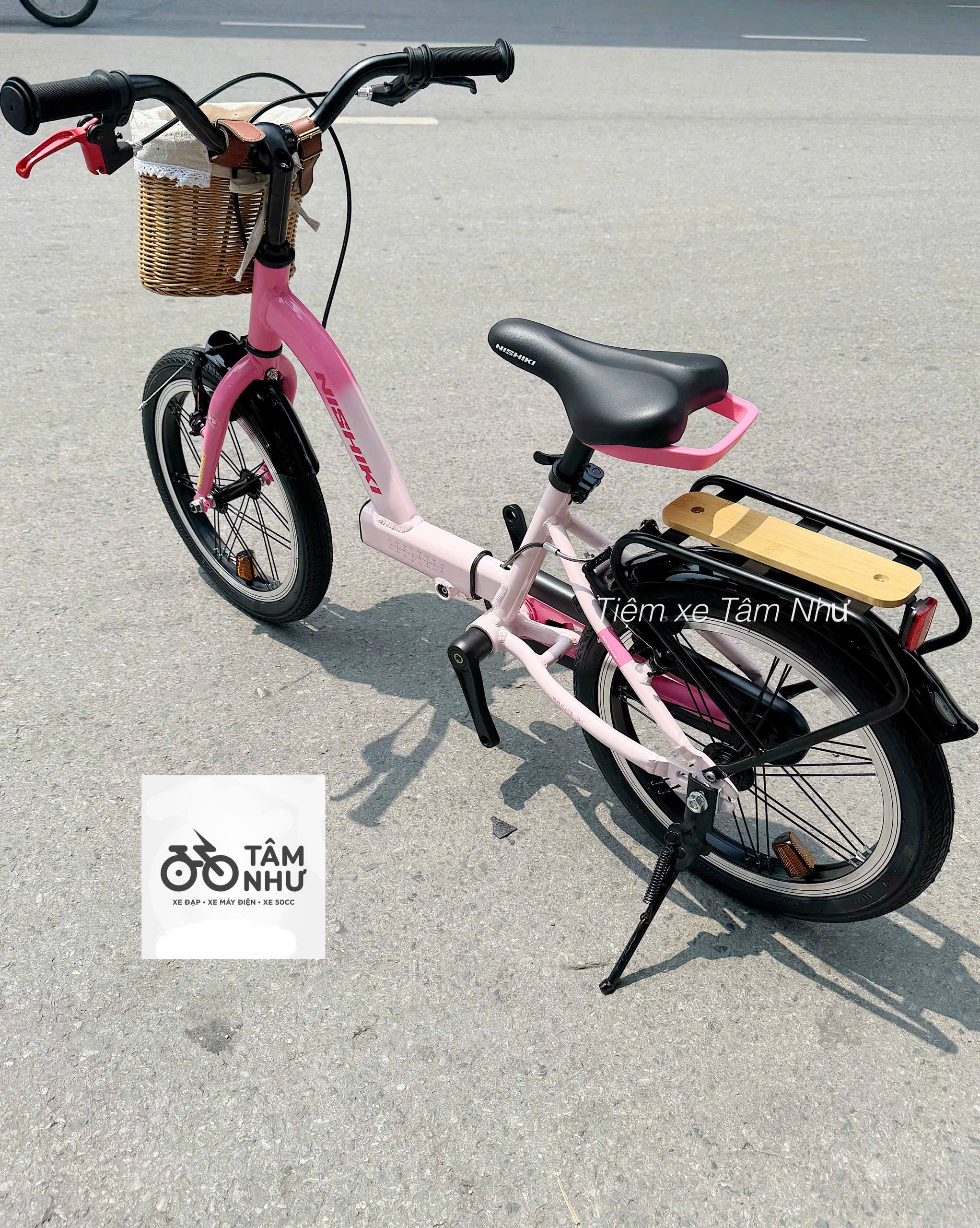 Xe Đạp Trẻ Em Nhật Bản Nishiki MACHI 01 - 16" - Hồng