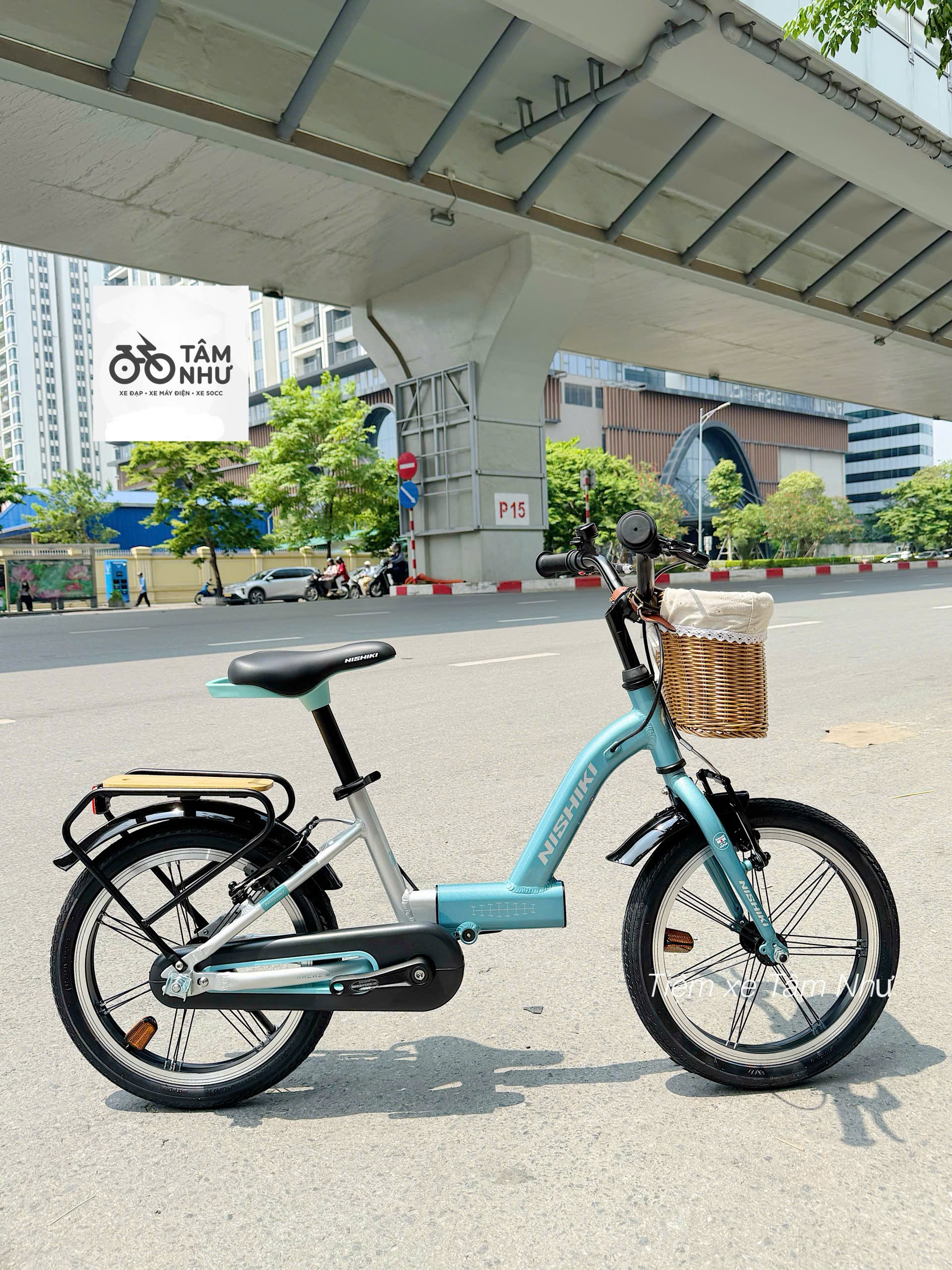 Xe Đạp Trẻ Em Nhật Bản Nishiki MACHI 01 - 16" - Xanh