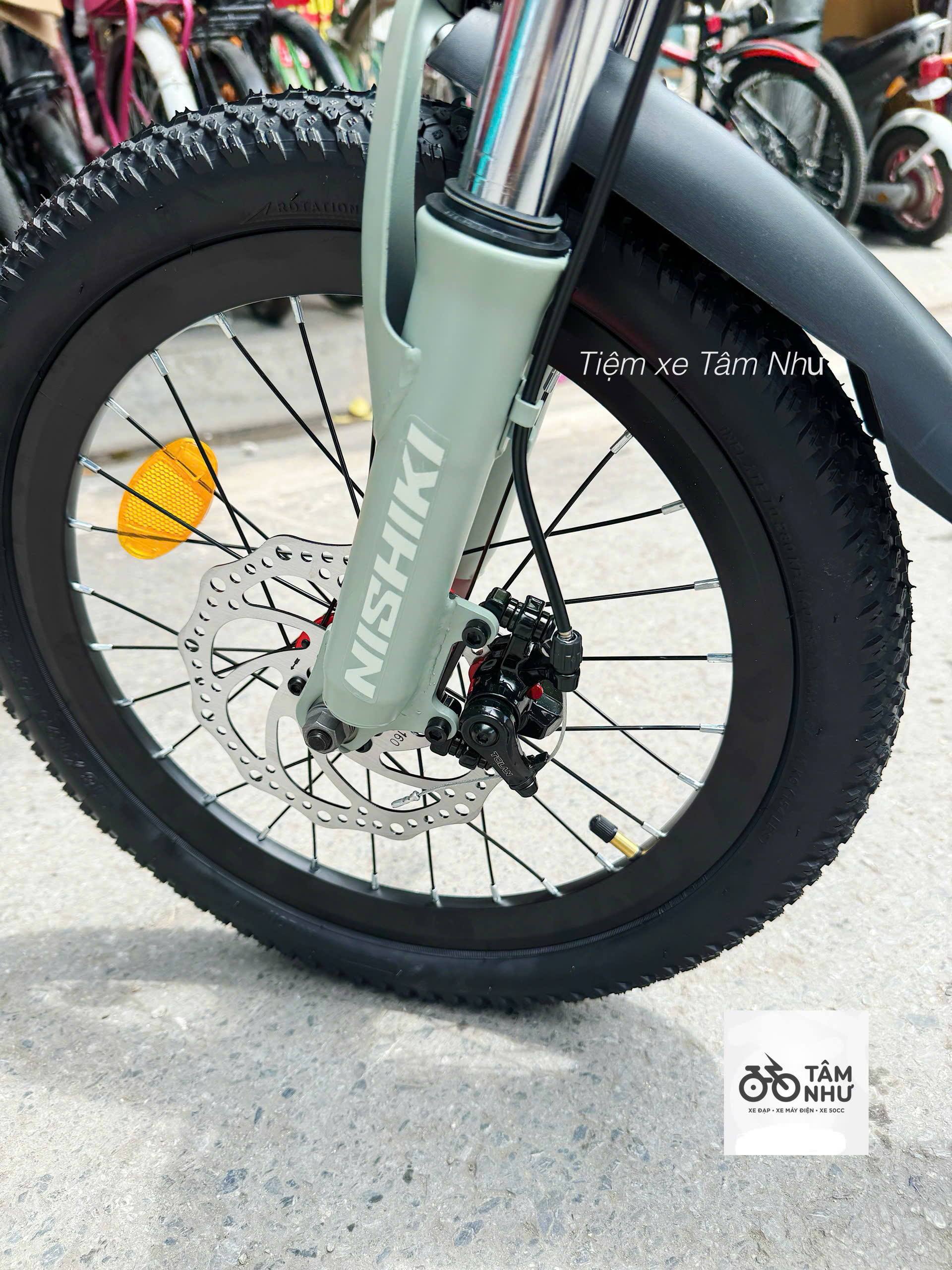 Xe đạp trẻ em NISHIKI AGILE 18" - Trắng