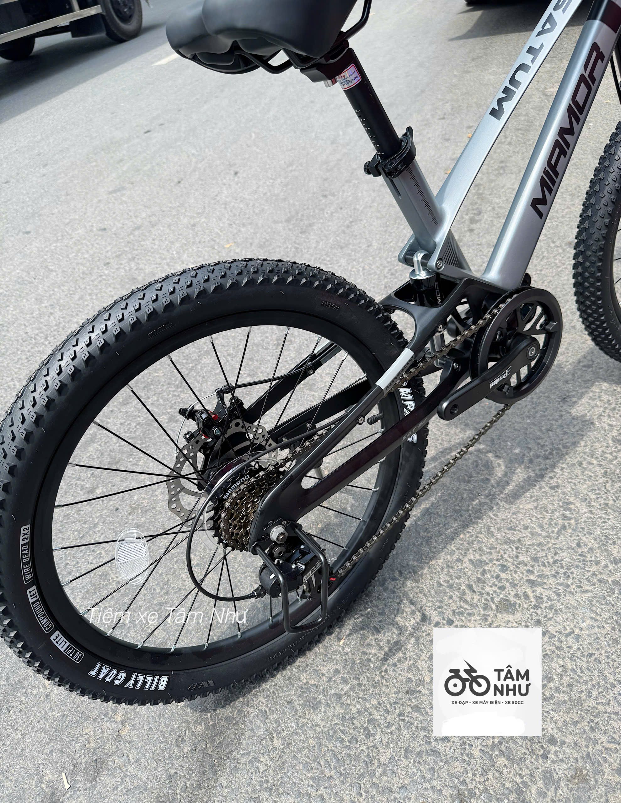XE ĐẠP TRẺ EM MIAMOR SATUM 22" -  Ghi