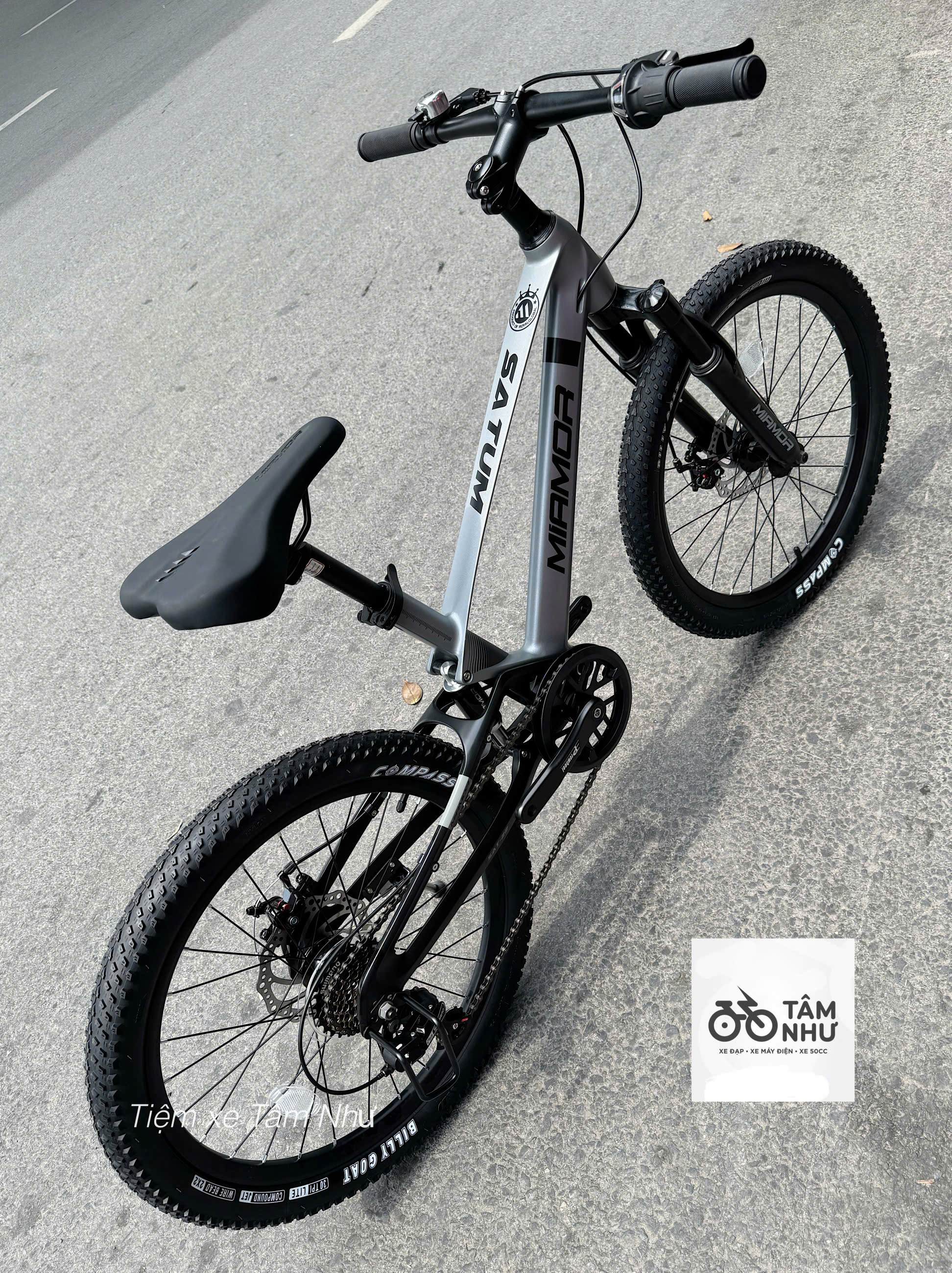 XE ĐẠP TRẺ EM MIAMOR SATUM 22" -  Ghi