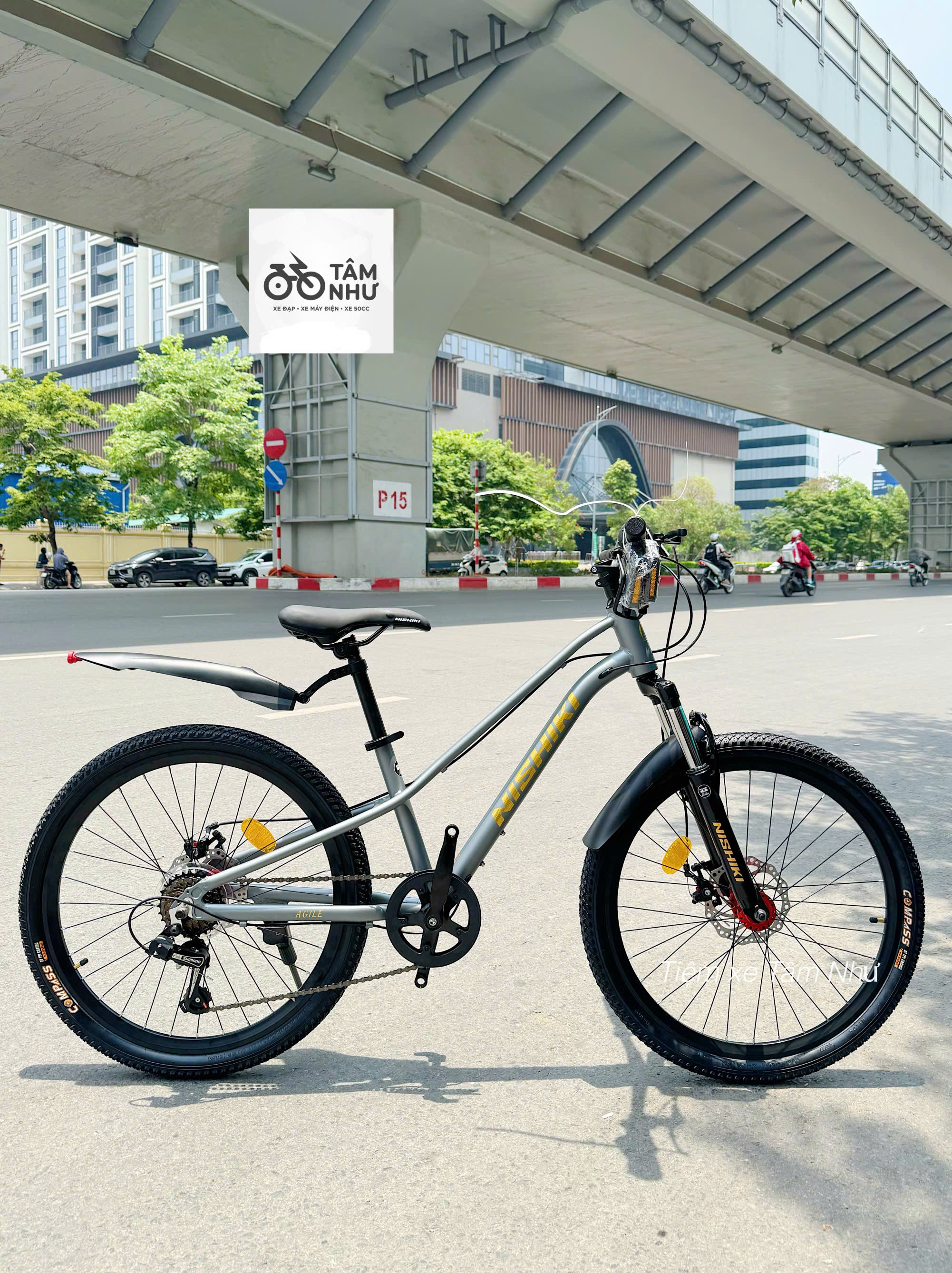 Xe đạp trẻ em Nhật Bản NISHIKI AGILE 24" - Ghi