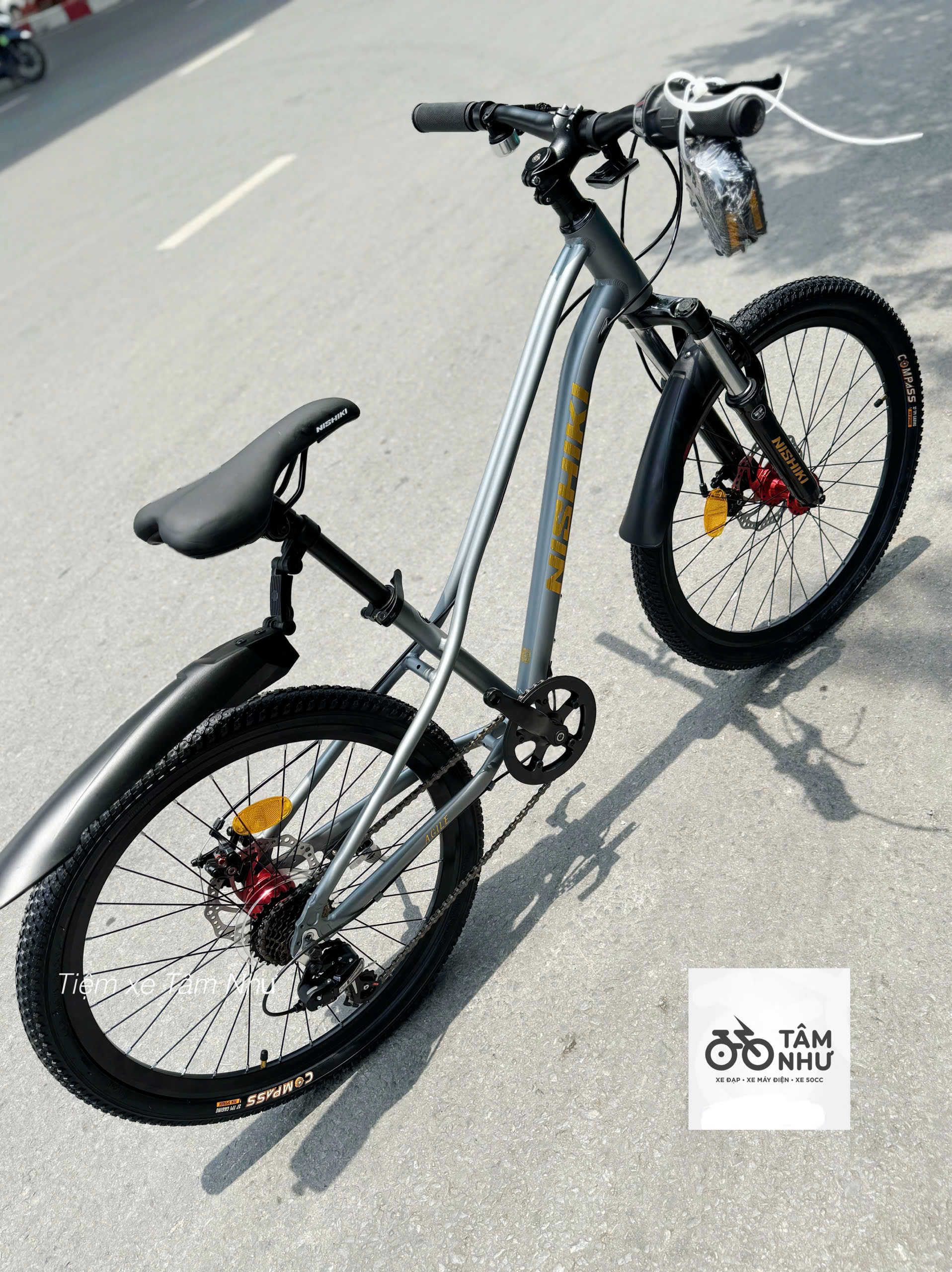 Xe đạp trẻ em Nhật Bản NISHIKI AGILE 24" - Ghi