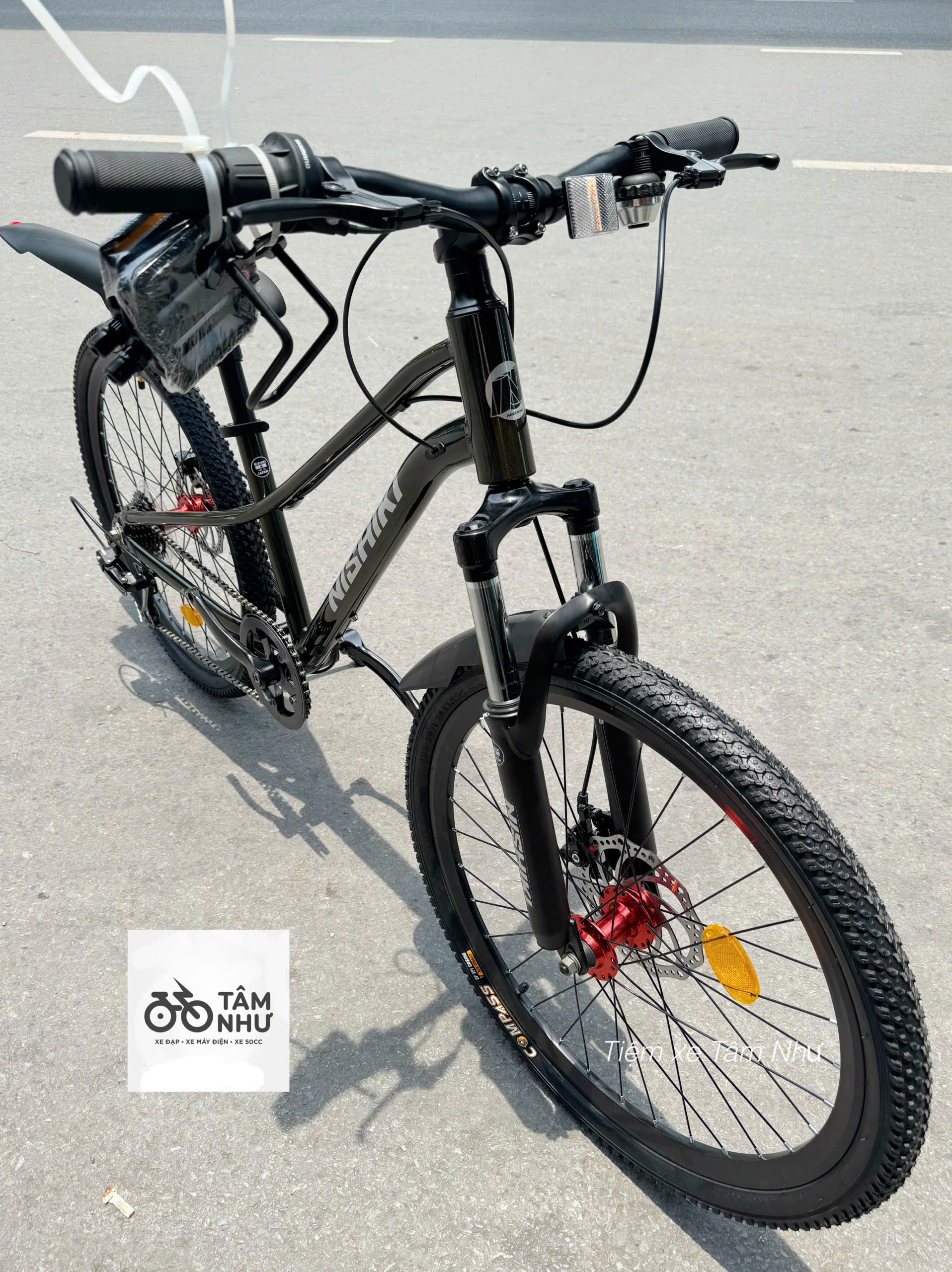 Xe đạp trẻ em Nhật Bản NISHIKI AGILE 24" - Xanh