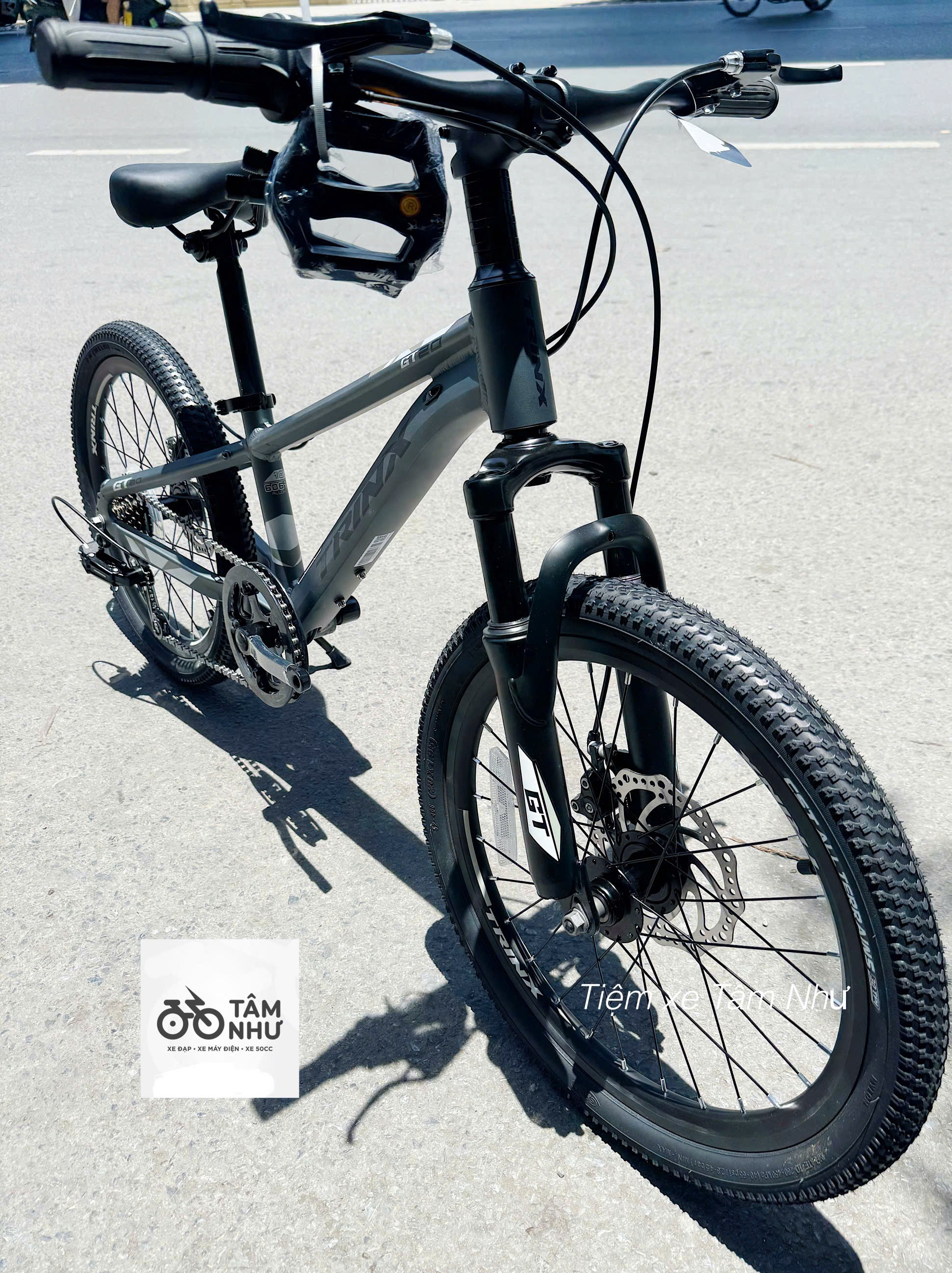 Xe đạp Trẻ Em Trinx GT 20 INCH - Ghi Đen