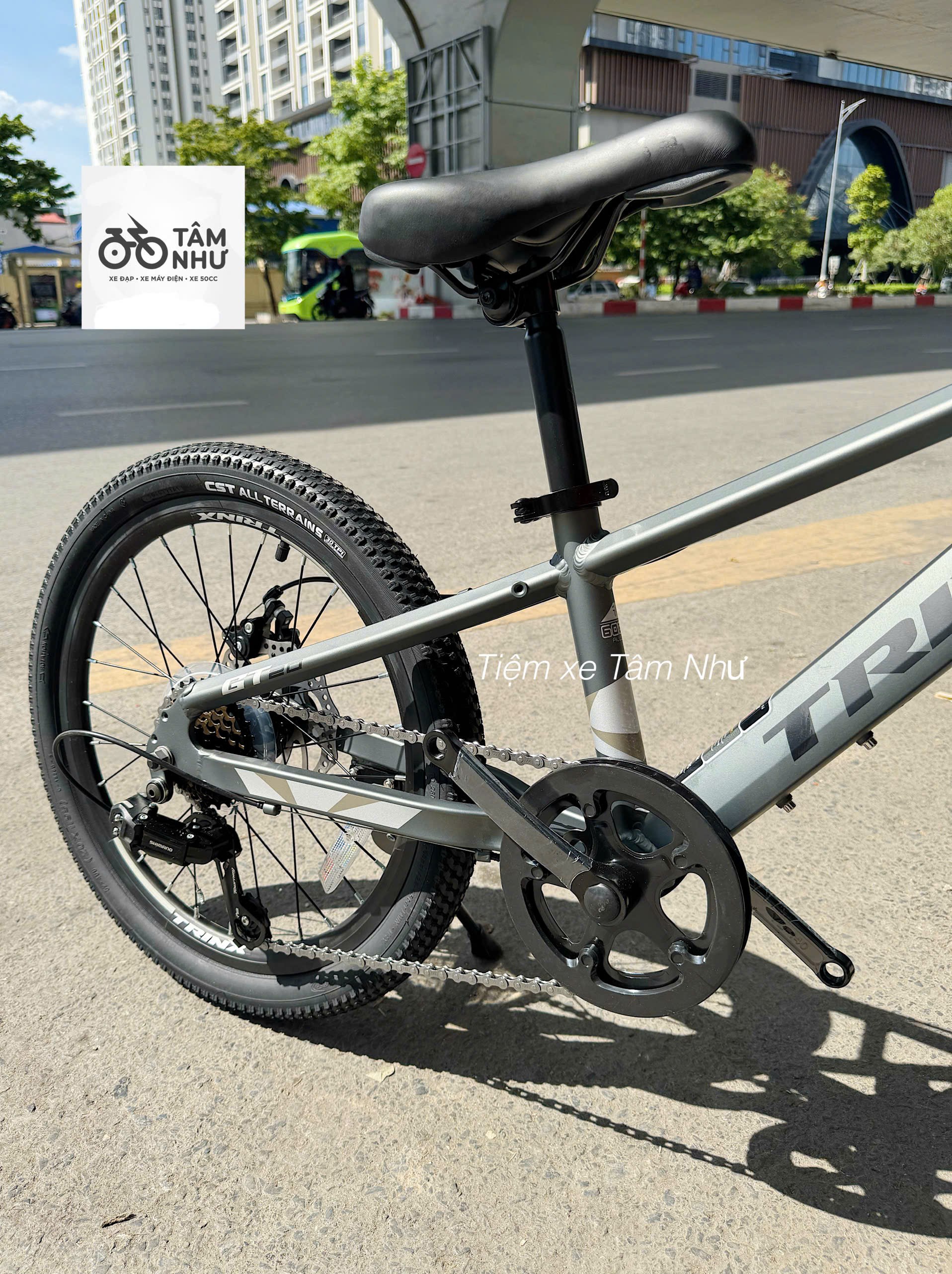 Xe đạp Trẻ Em Trinx GT 20 INCH - Ghi Đen