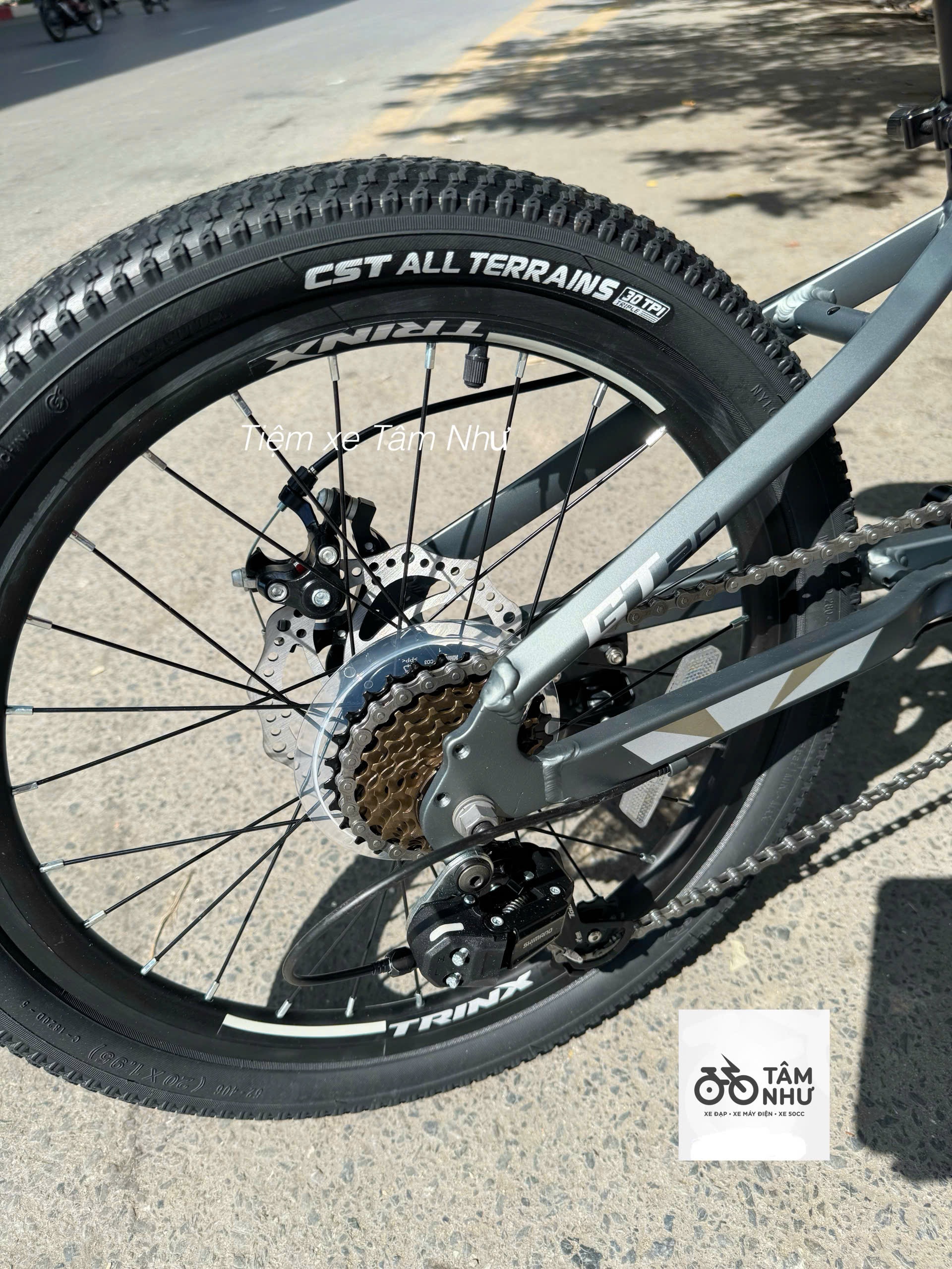 Xe đạp Trẻ Em Trinx GT 20 INCH - Ghi Đen
