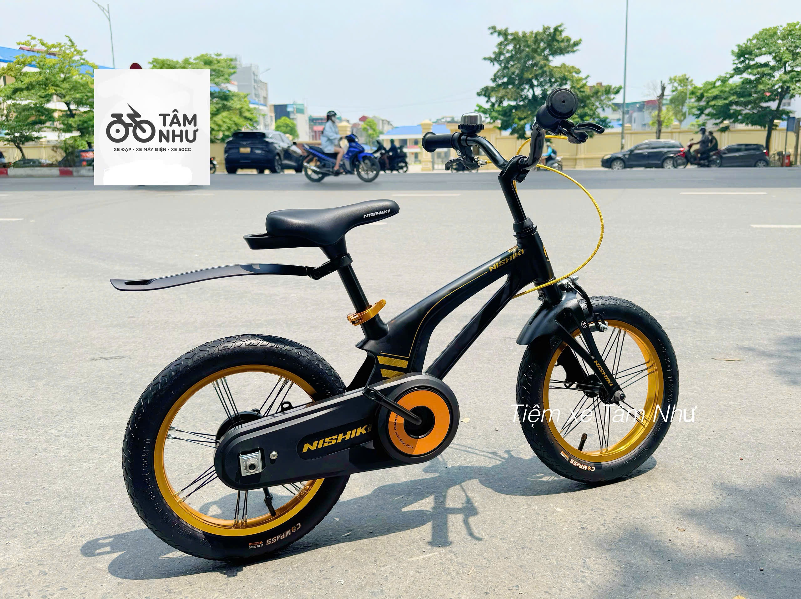 Xe Đạp Trẻ Em NISHIKI MAGIE 14 inch - Đen