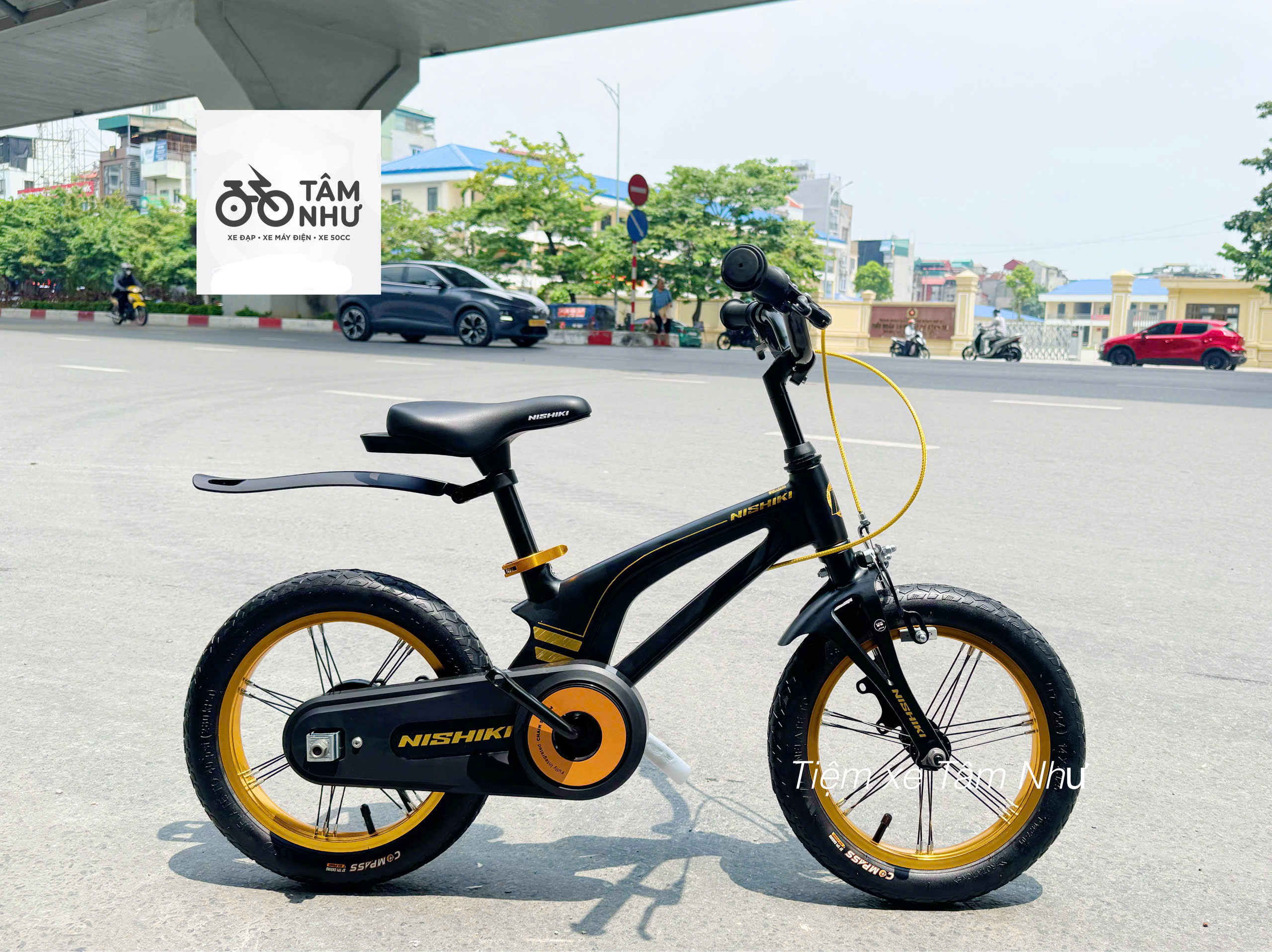 Xe Đạp Trẻ Em NISHIKI MAGIE 14 inch - Đen