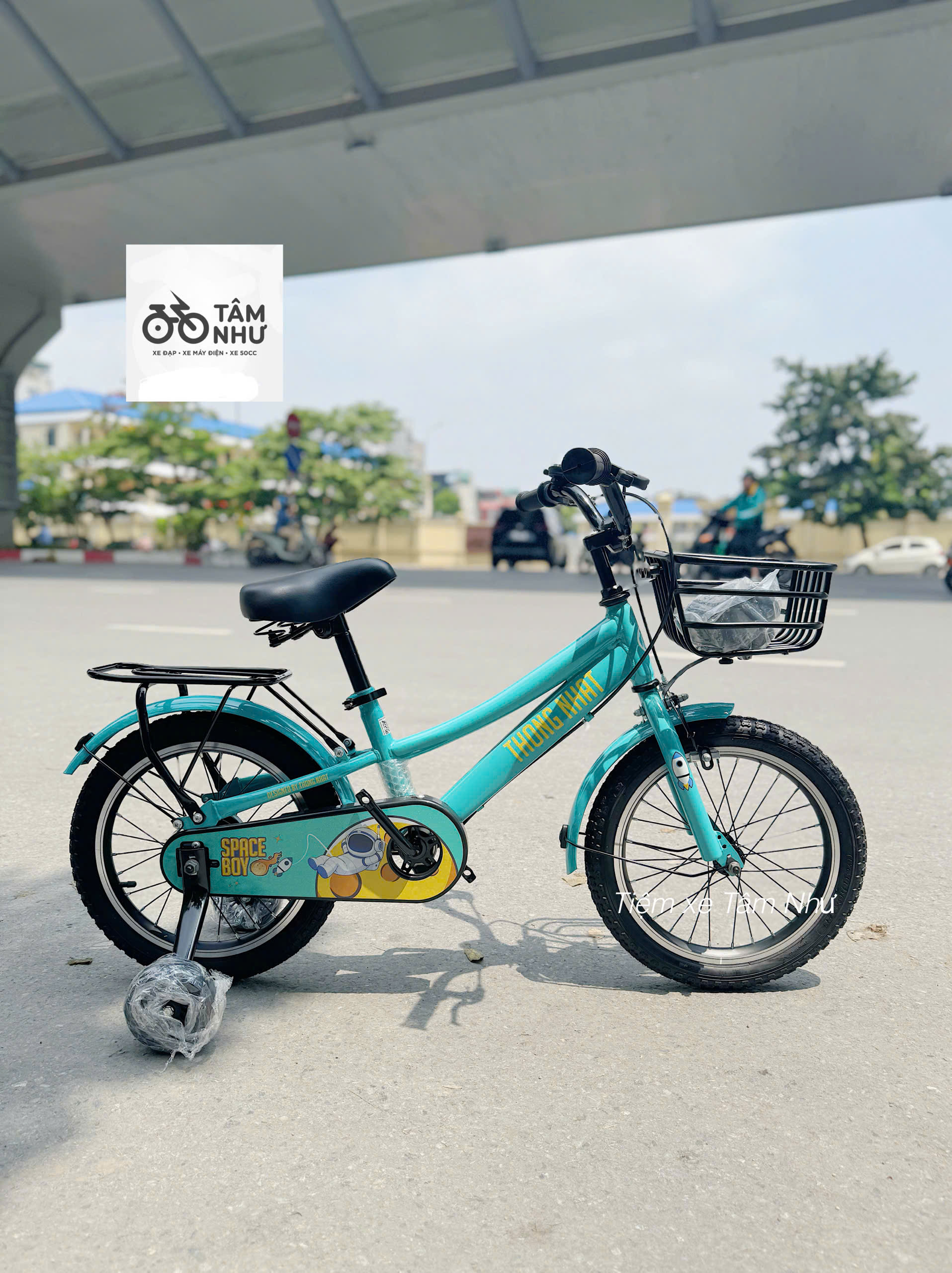 Xe Đạp Trẻ Em Thống Nhất Spaceboy V26 - 16 inch - Xanh