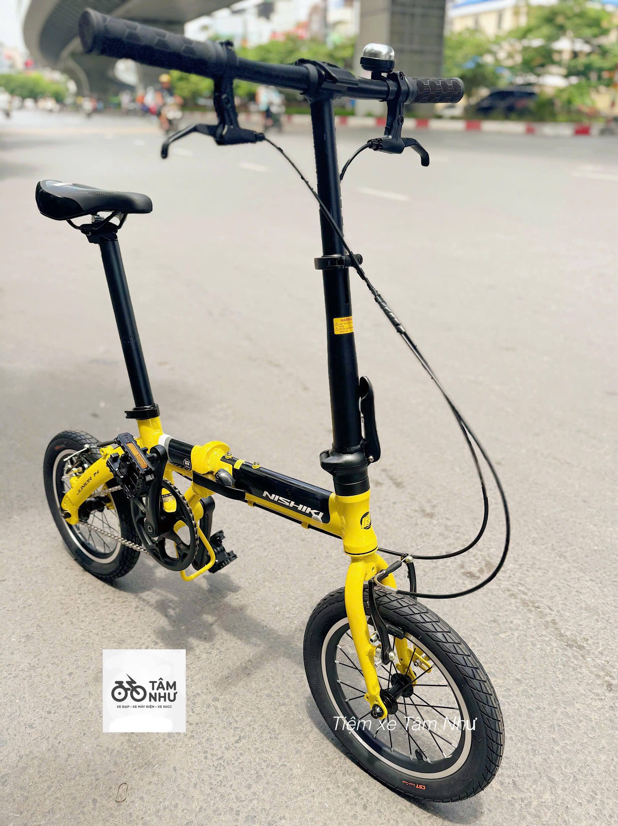Xe Đạp Gấp Nhật Nishiki Junior 14 inch - Tặng Baga