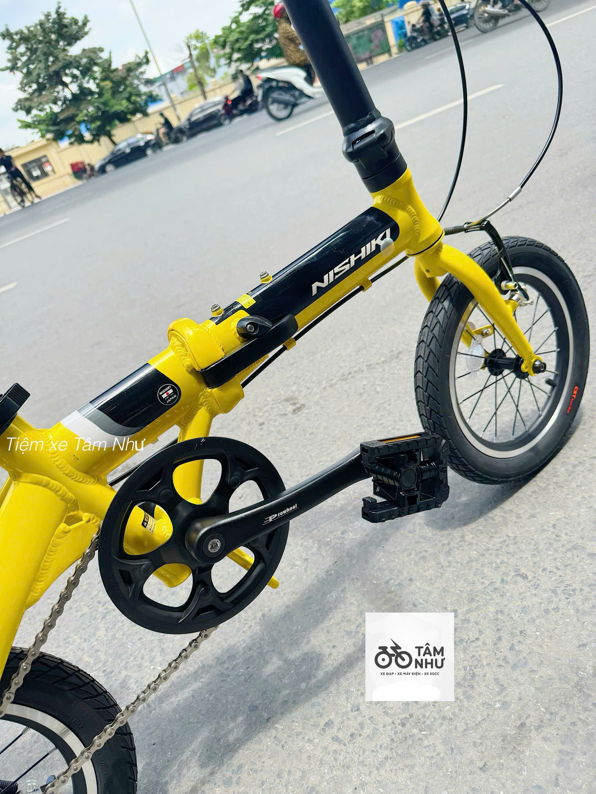 Xe Đạp Gấp Nhật Nishiki Junior 14 inch - Tặng Baga