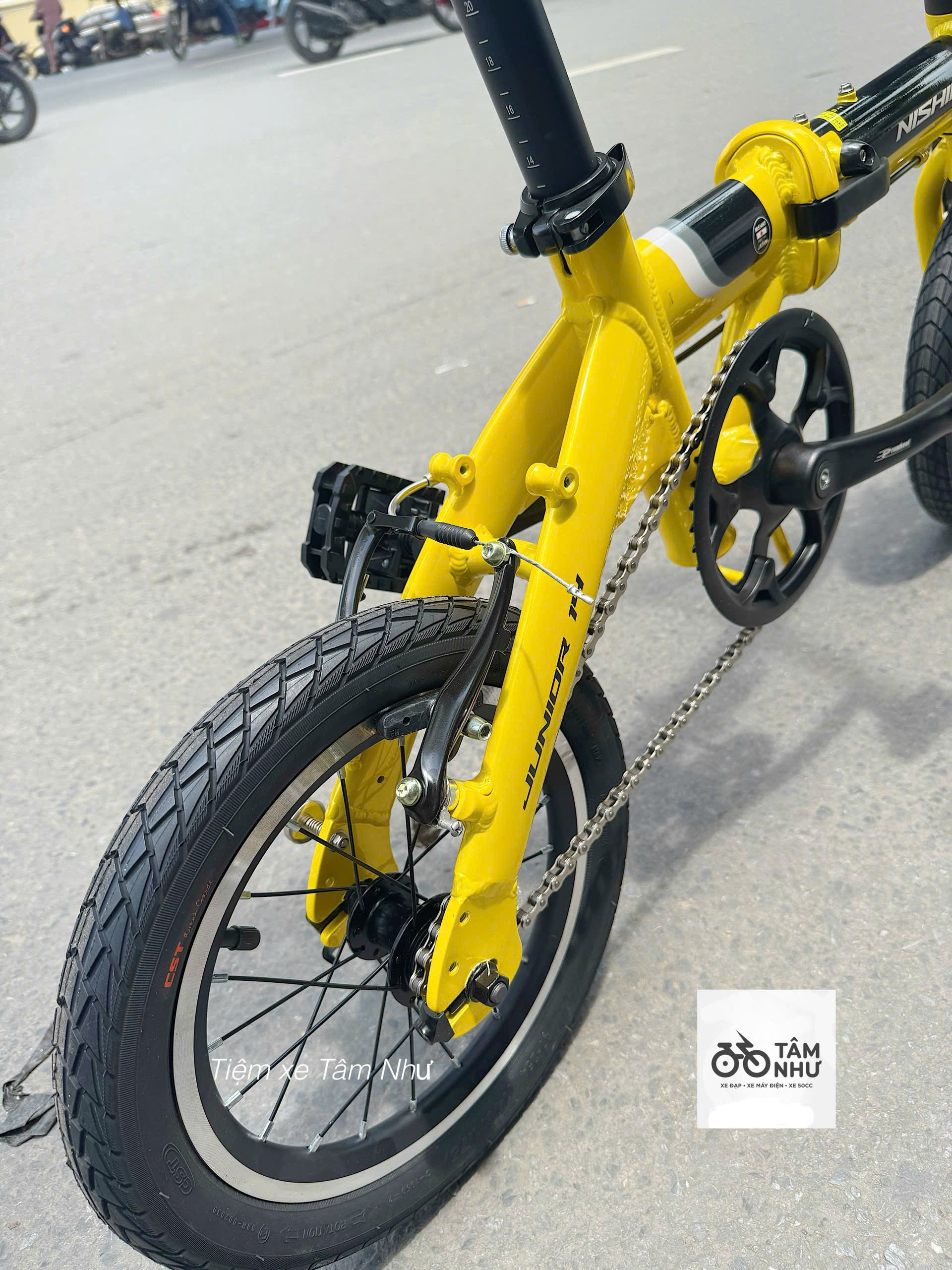 Xe Đạp Gấp Nhật Nishiki Junior 14 inch - Tặng Baga