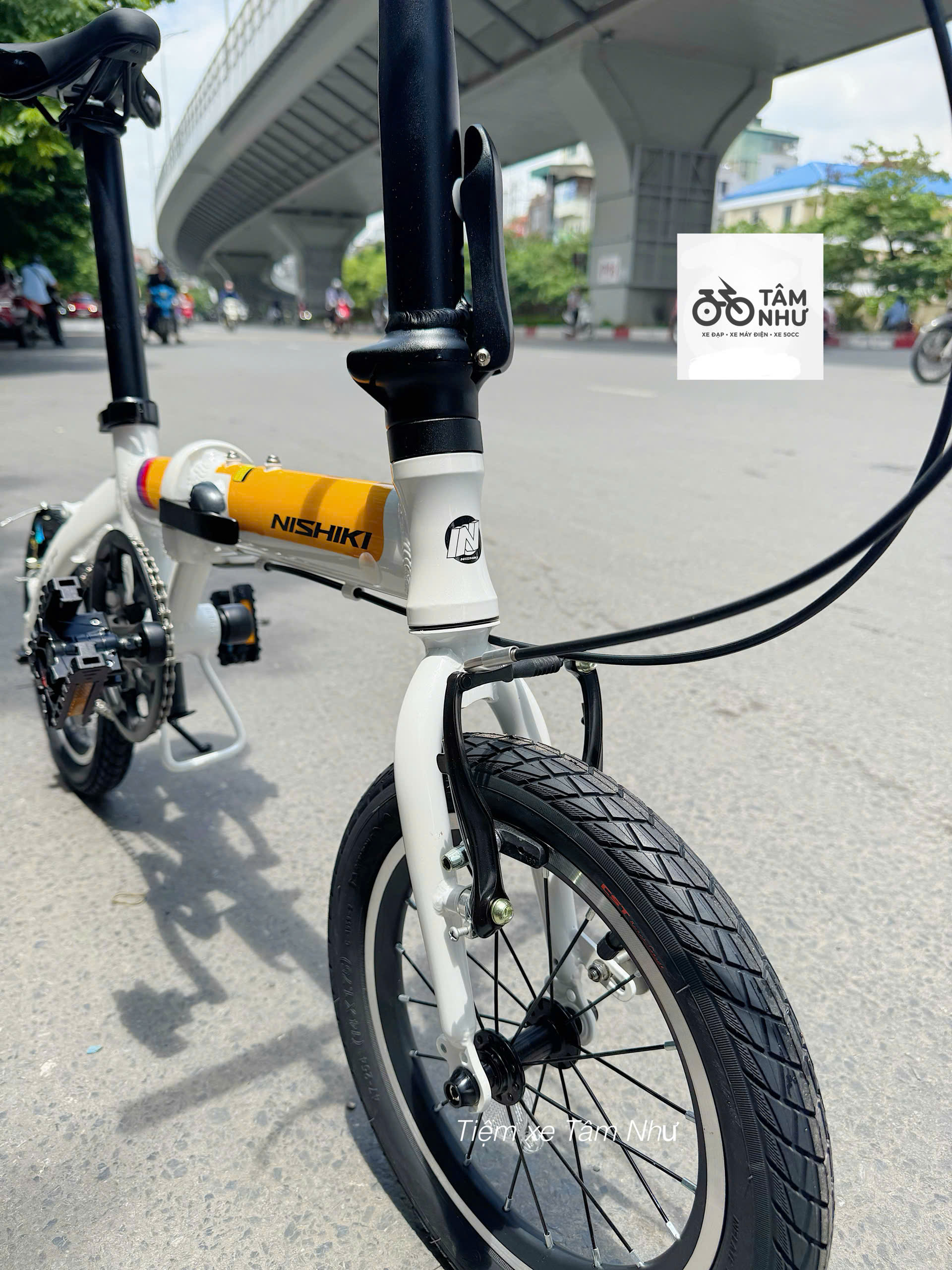 Xe Đạp Gấp Nhật Nishiki Junior 14 inch - Tặng Baga