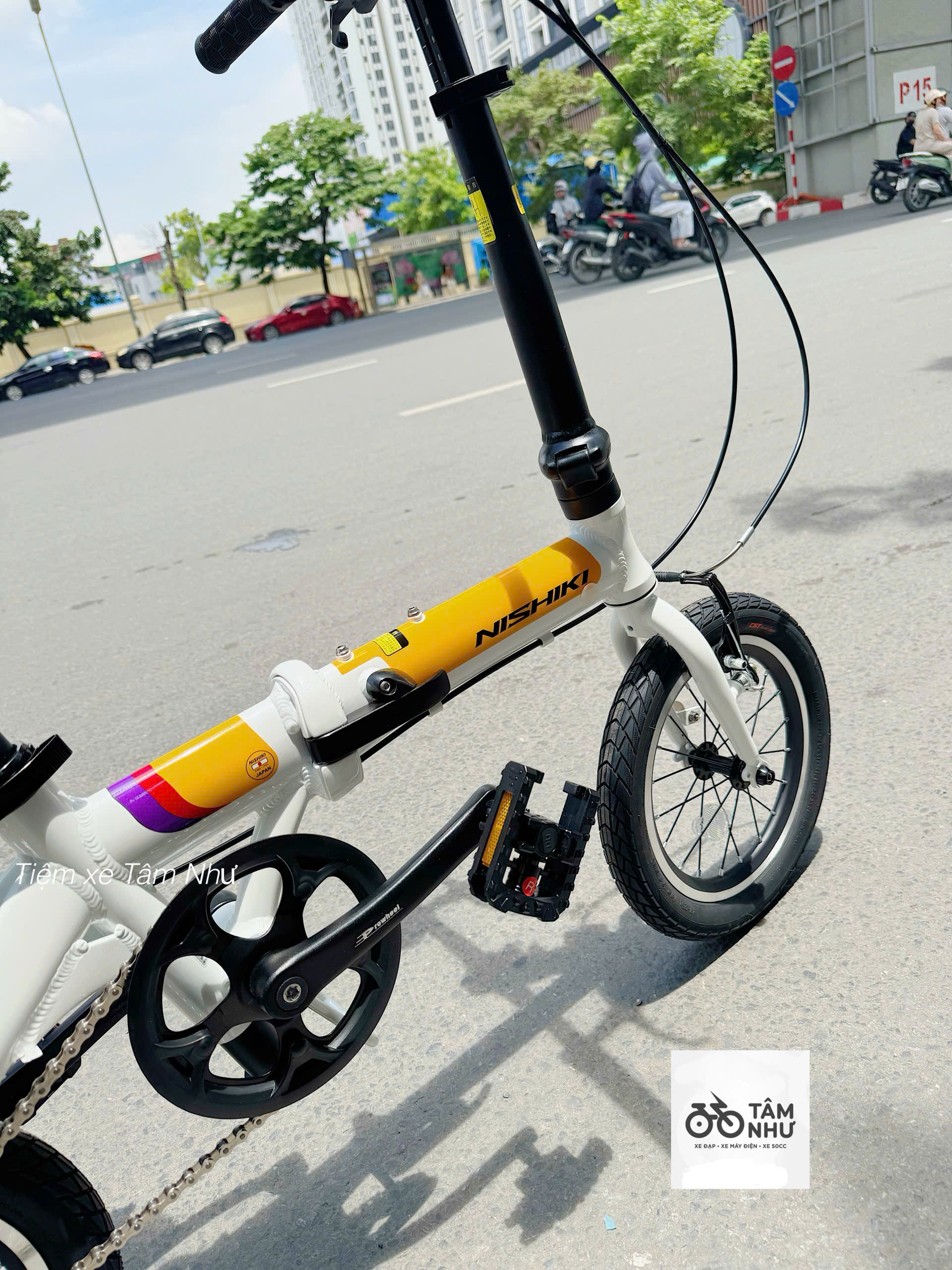 Xe Đạp Gấp Nhật Nishiki Junior 14 inch - Tặng Baga