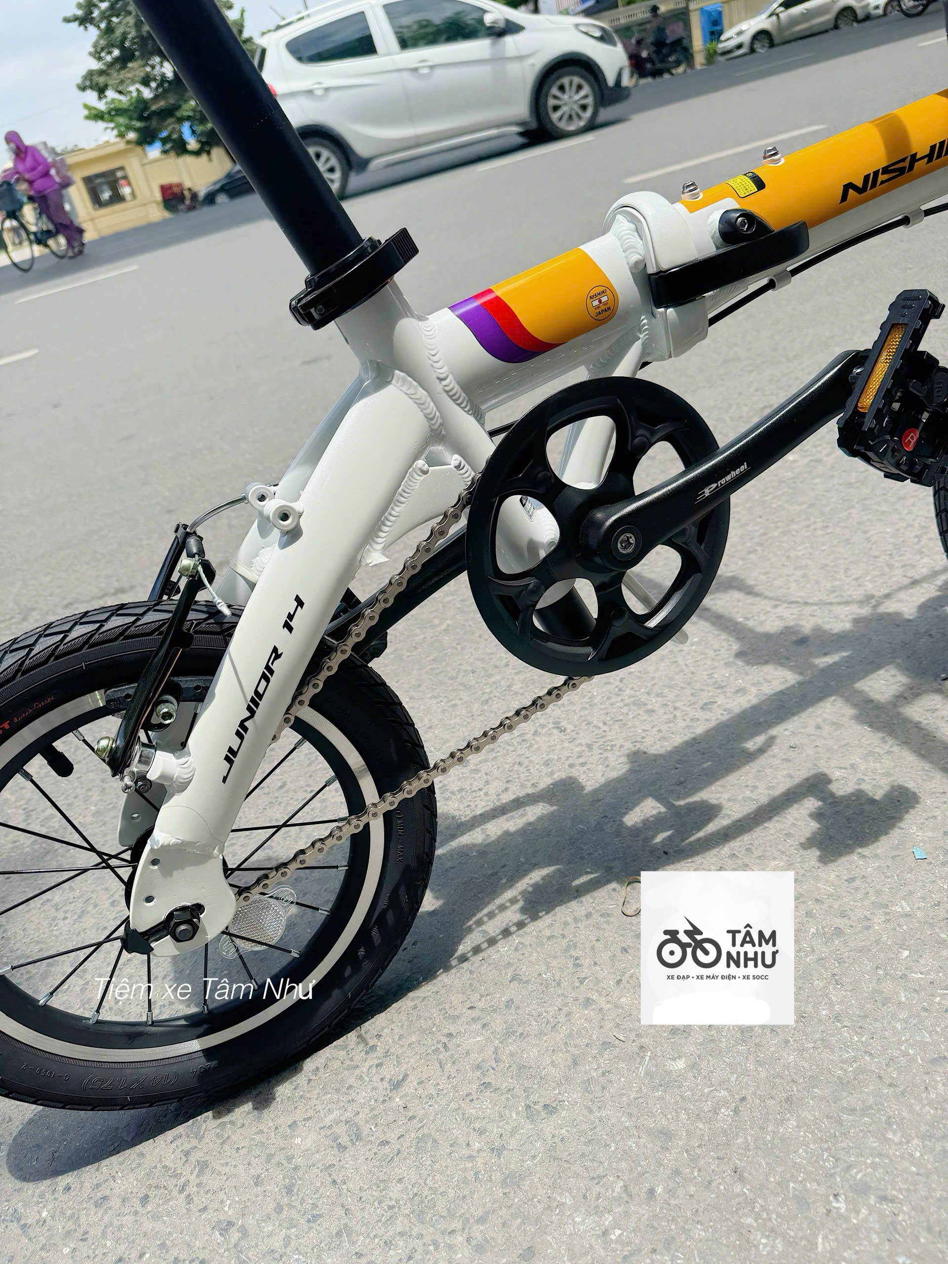 Xe Đạp Gấp Nhật Nishiki Junior 14 inch - Tặng Baga