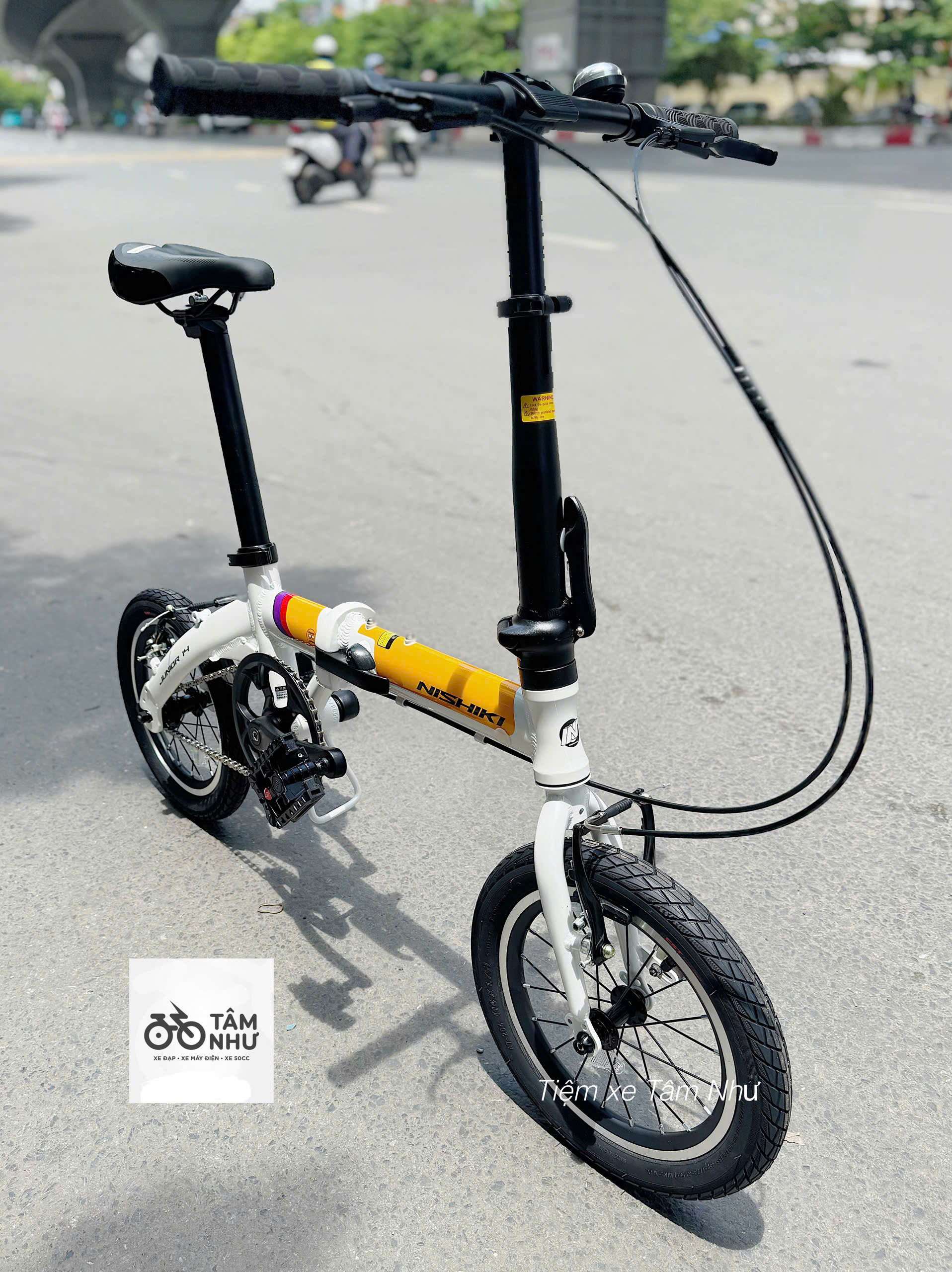 Xe Đạp Gấp Nhật Nishiki Junior 14 inch - Tặng Baga