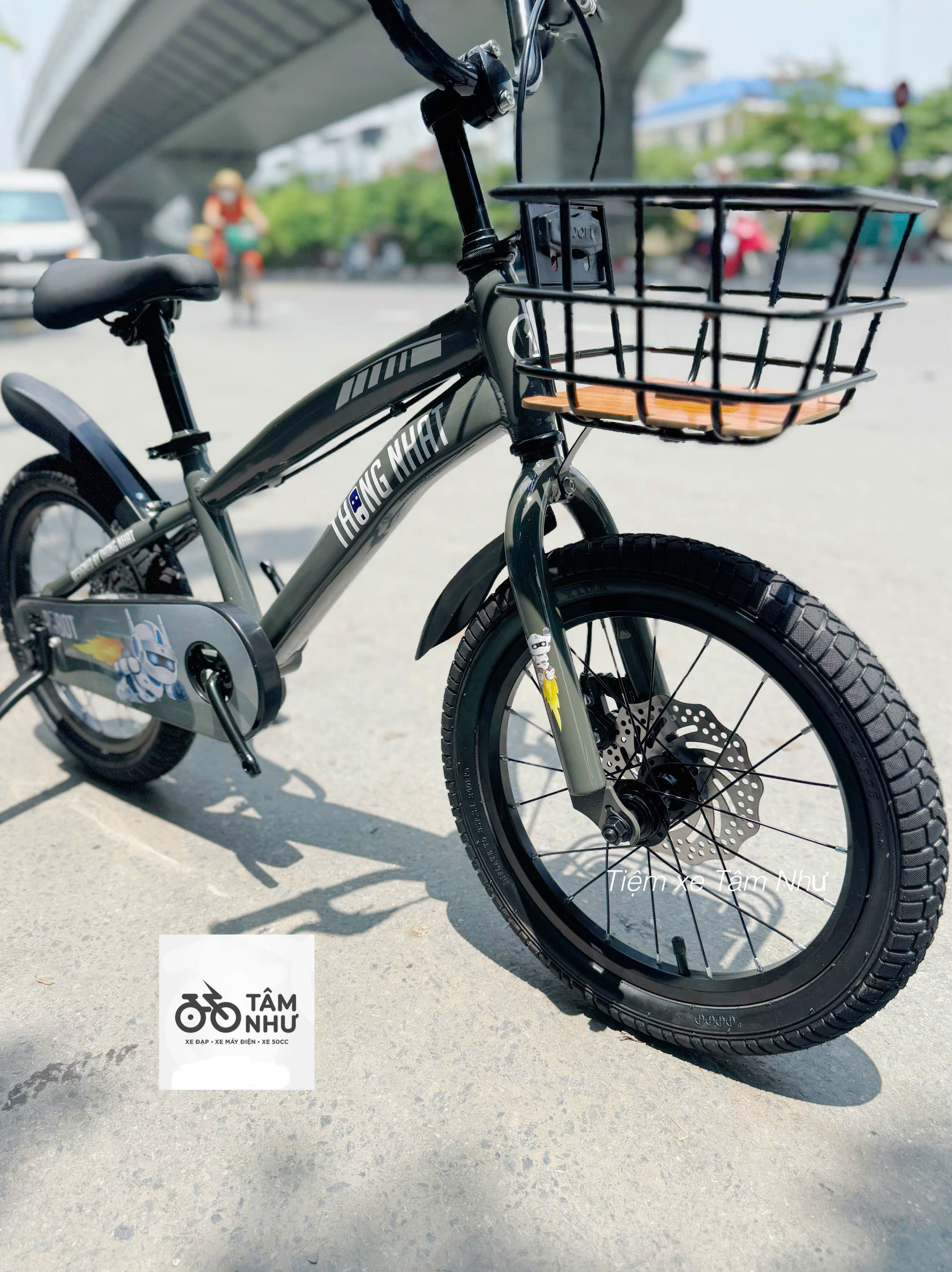 Xe Đạp Trẻ Em Thống Nhất ROBOT V26 - 16 inch - Đen