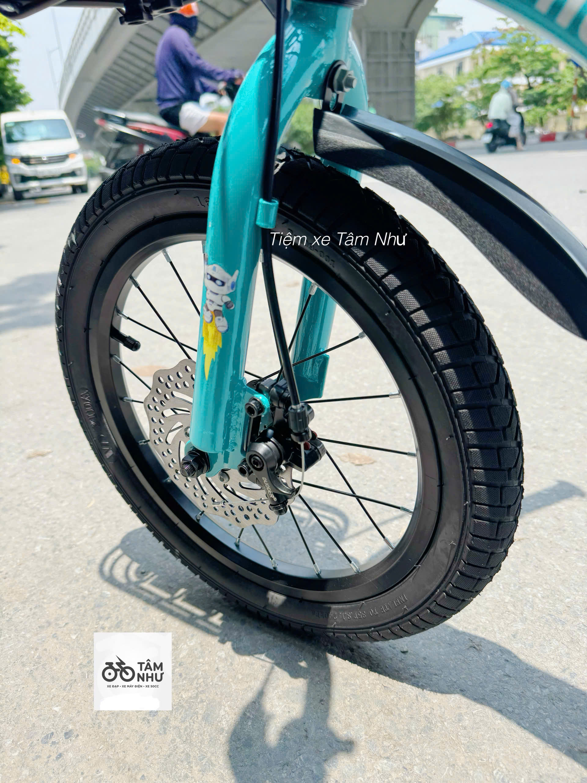 Xe Đạp Trẻ Em Thống Nhất ROBOT V26 - 16 inch - Xanh